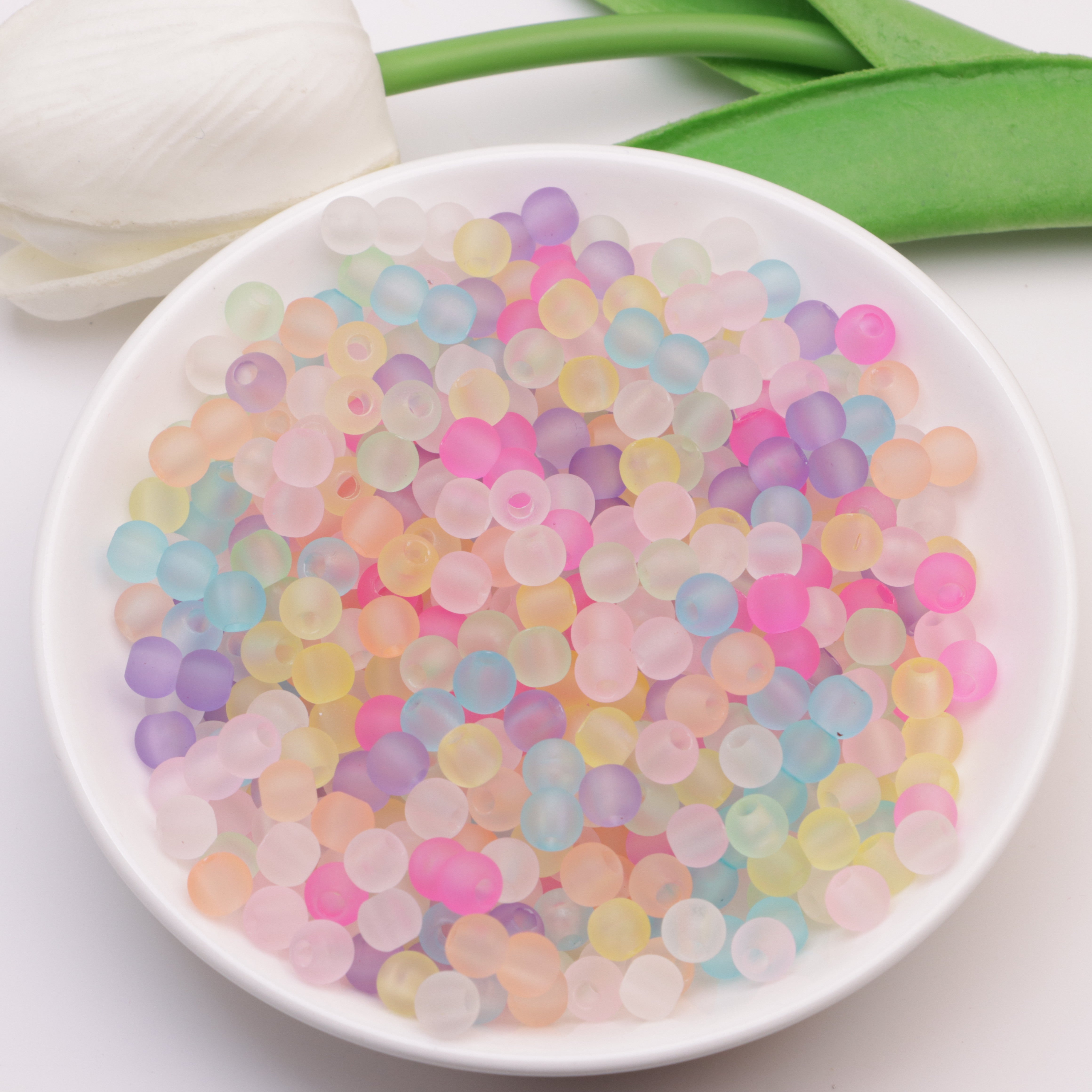 FS5591- 6mm Jelly-Feeling Beads, Jelly-Feeling Beads Fit For Pen