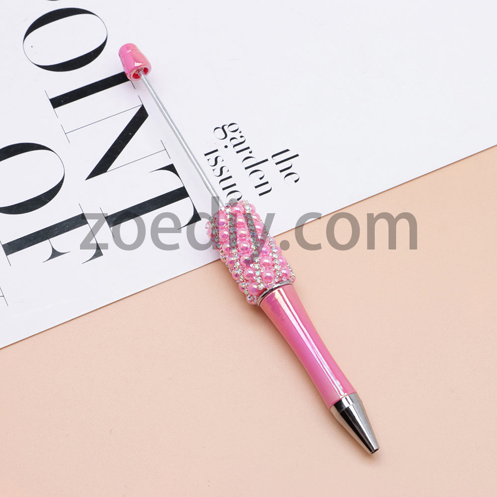 FS2089-Pearl Flash Chain Beadable Pens