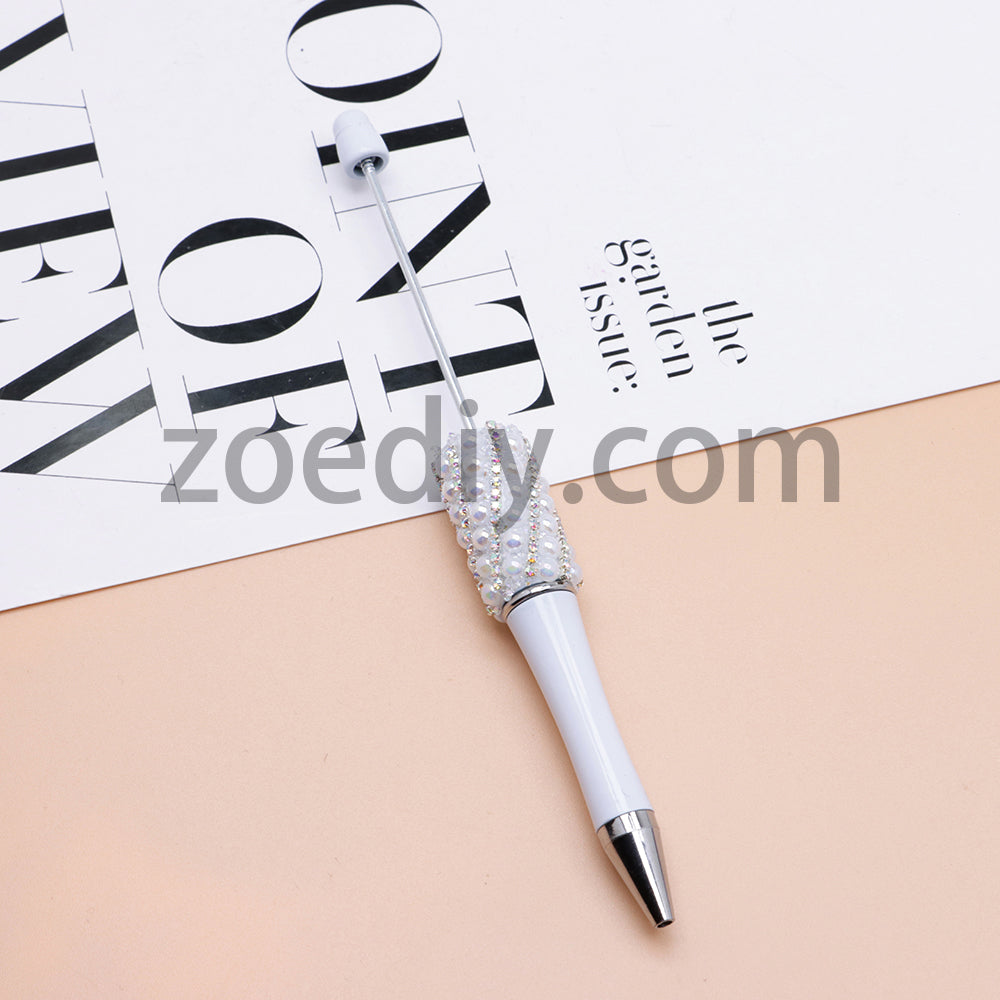 FS2089-Pearl Flash Chain Beadable Pens