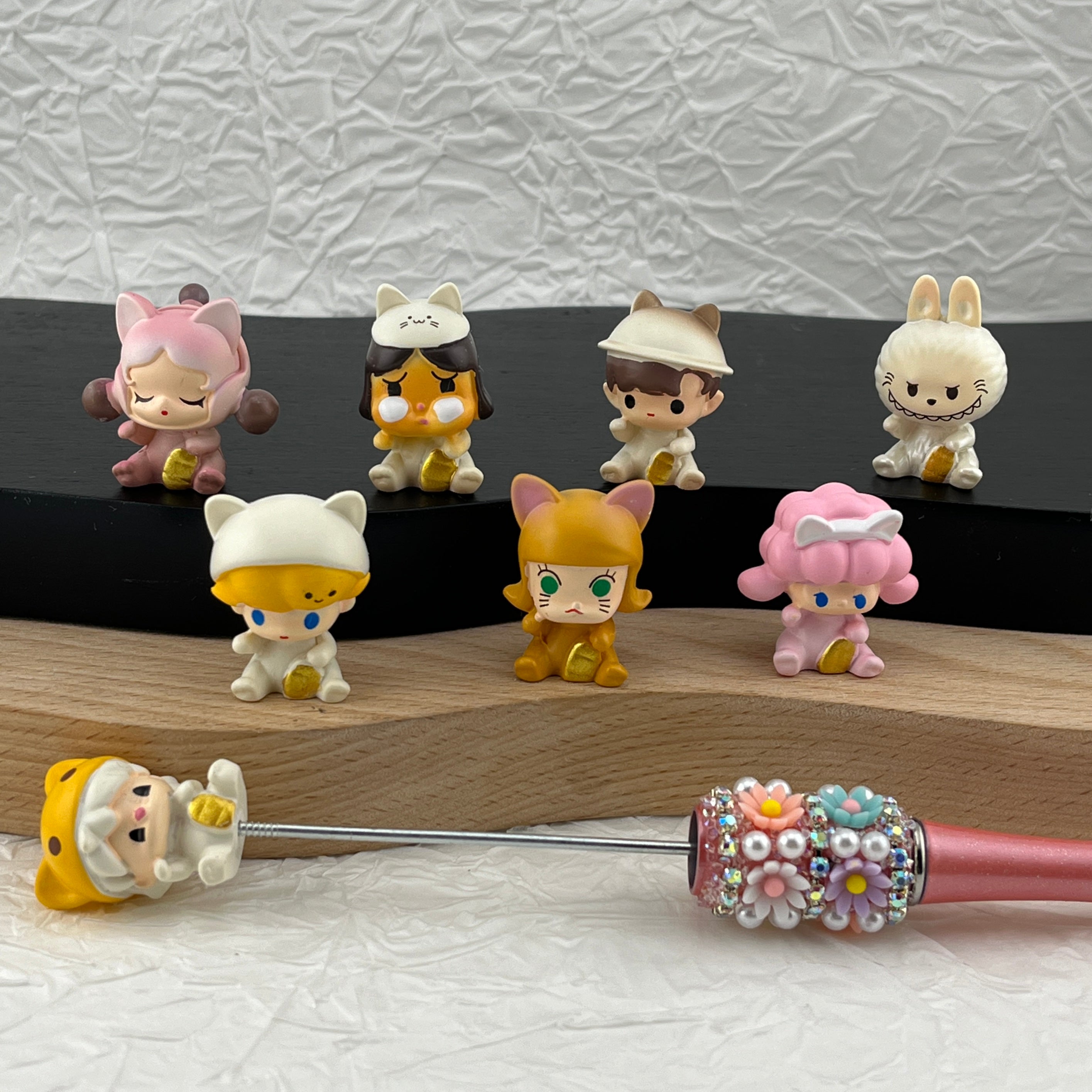 FS2504-8pcs/Set Pop Mart Pen Topper Zoe's DIY Shop