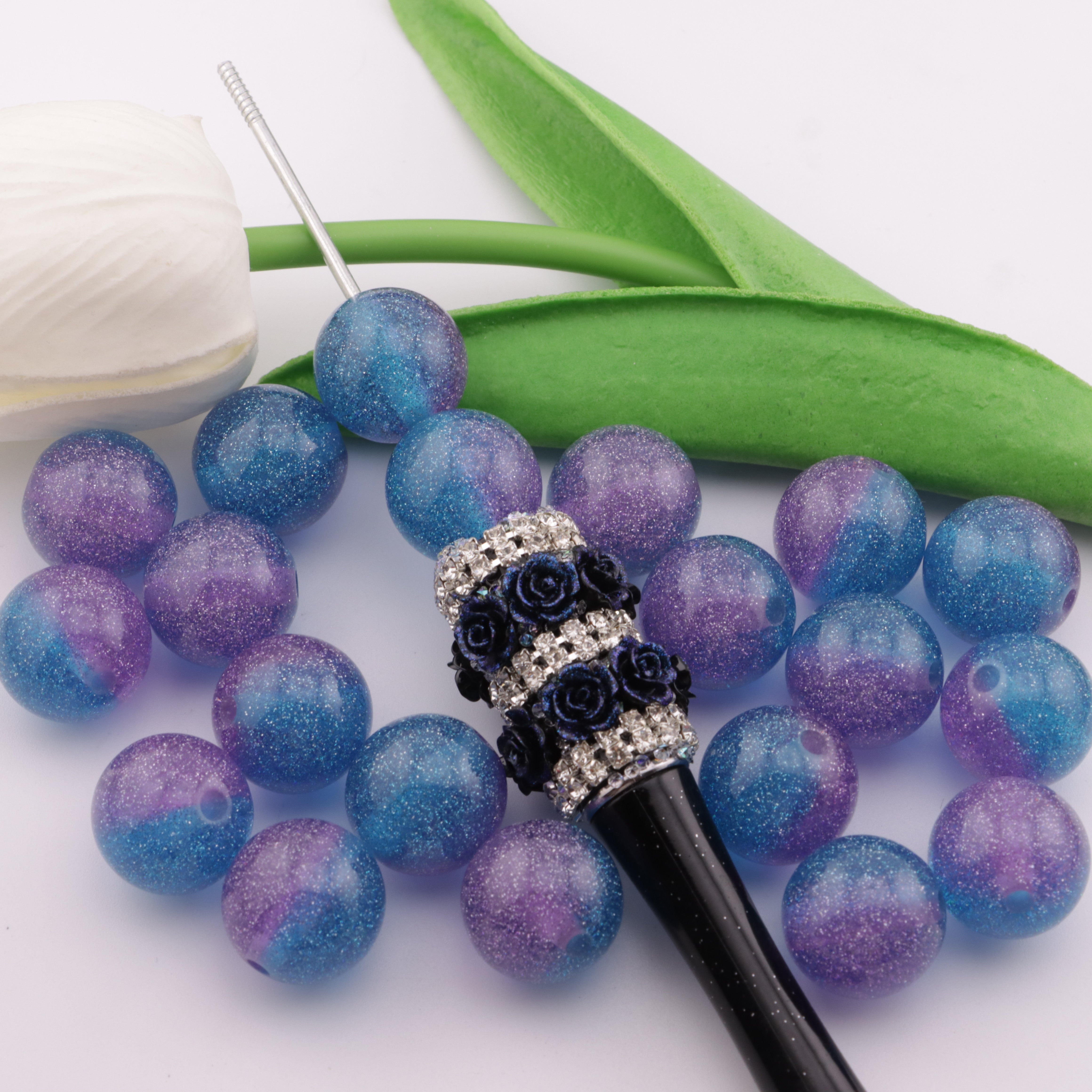 FS3544- 16mm Gradient Flashing Resin Beads