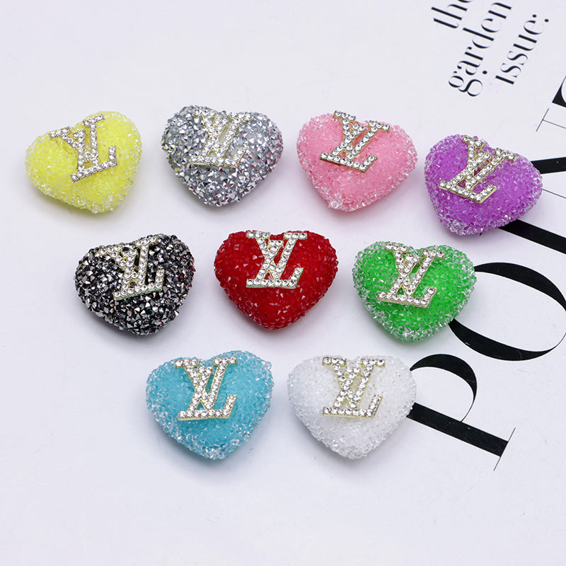 FS1465- 2.3×2.5 Cm Lv Heart - Shaped Granulated Sugar