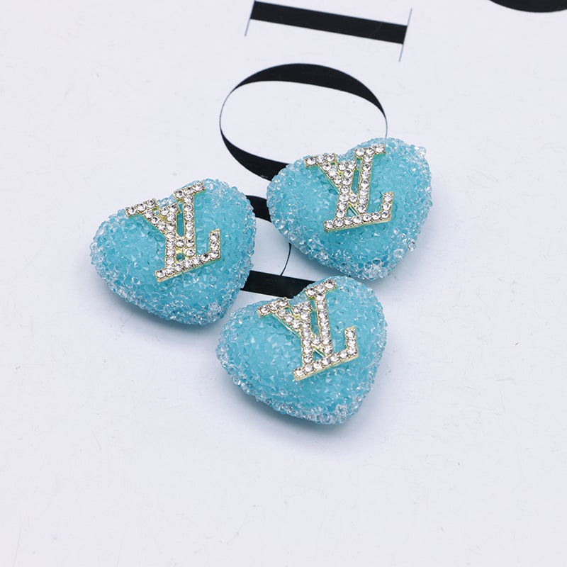 FS1465- 2.3×2.5 Cm Lv Heart - Shaped Granulated Sugar