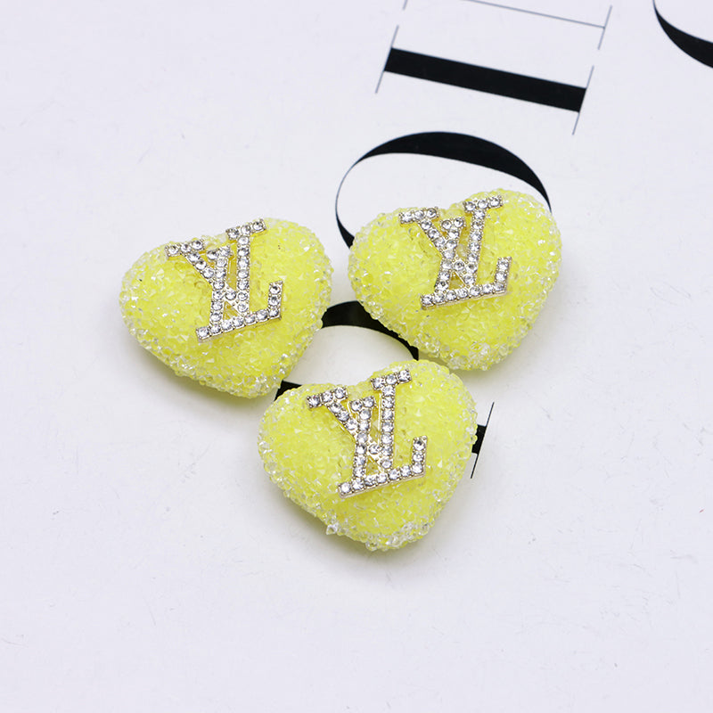 FS1465- 2.3×2.5 Cm Lv Heart - Shaped Granulated Sugar