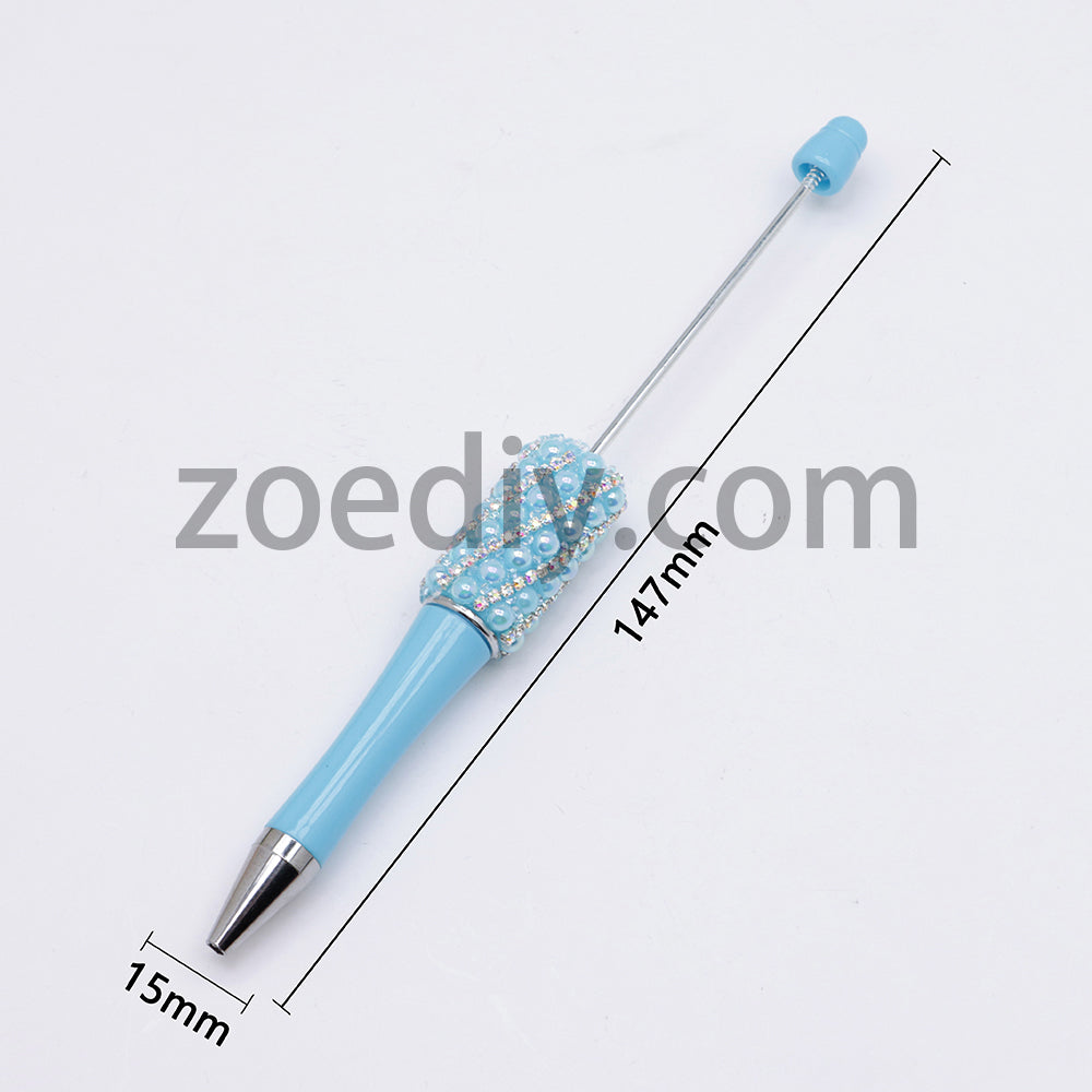 FS2089-Pearl Flash Chain Beadable Pens
