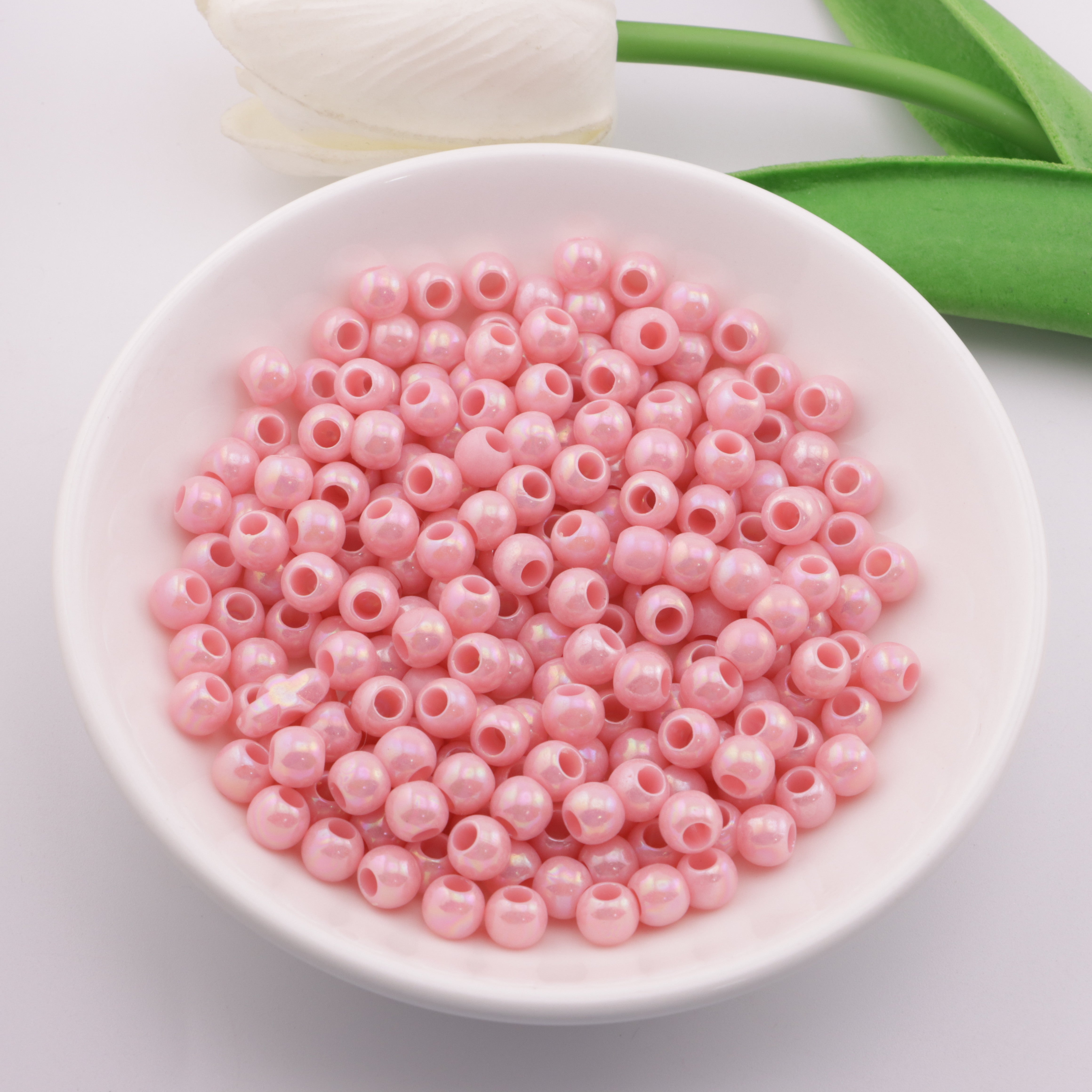 FS5672- 5mm AB Color Beads, Plated AB Colorful Beads, Fit For Pen
