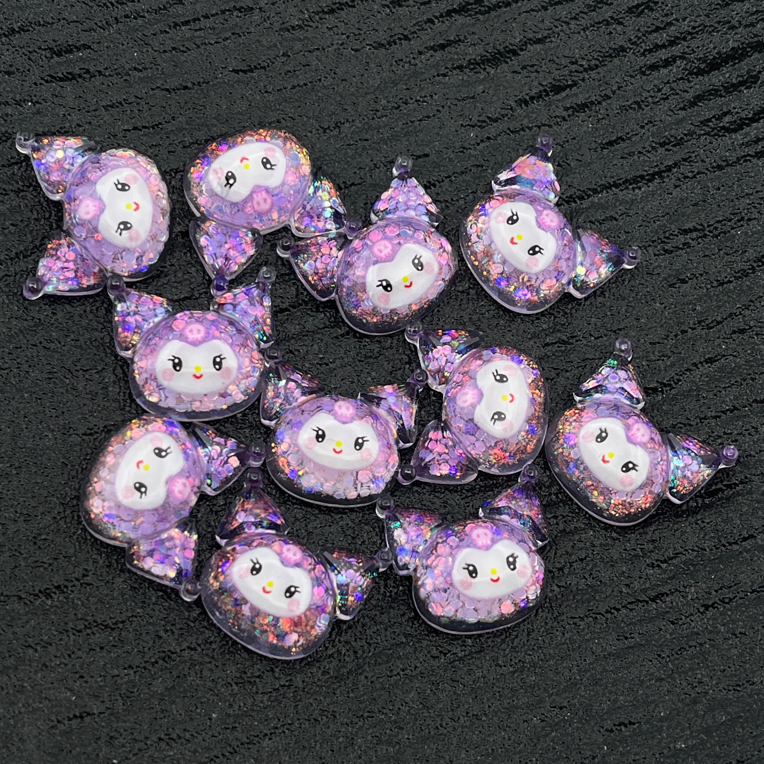 FS2594-10PCS Kuromi resin patch Zoe's DIY Shop