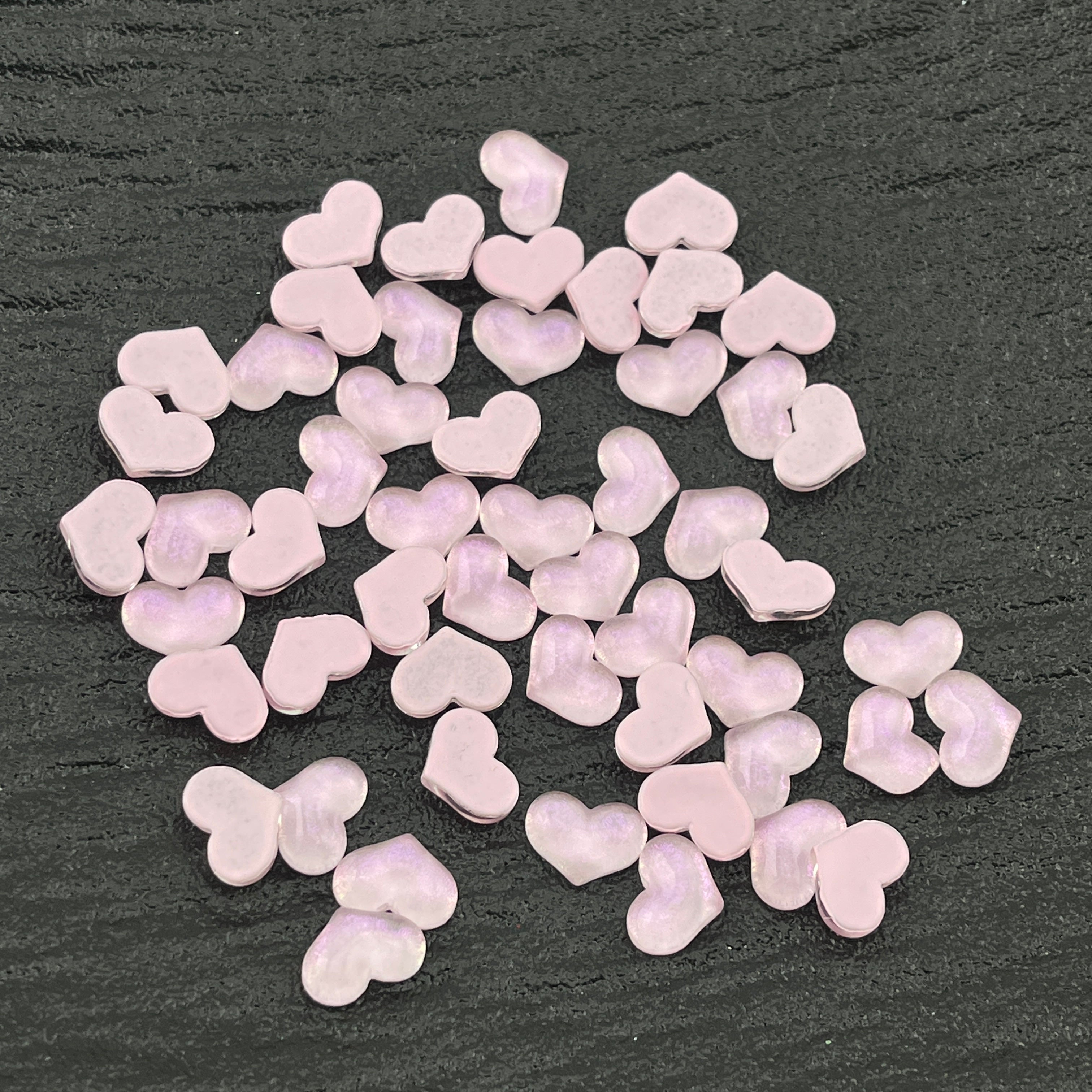 FS2621-100PCS 8*10MM Heart mocha diamond Zoe's DIY Shop