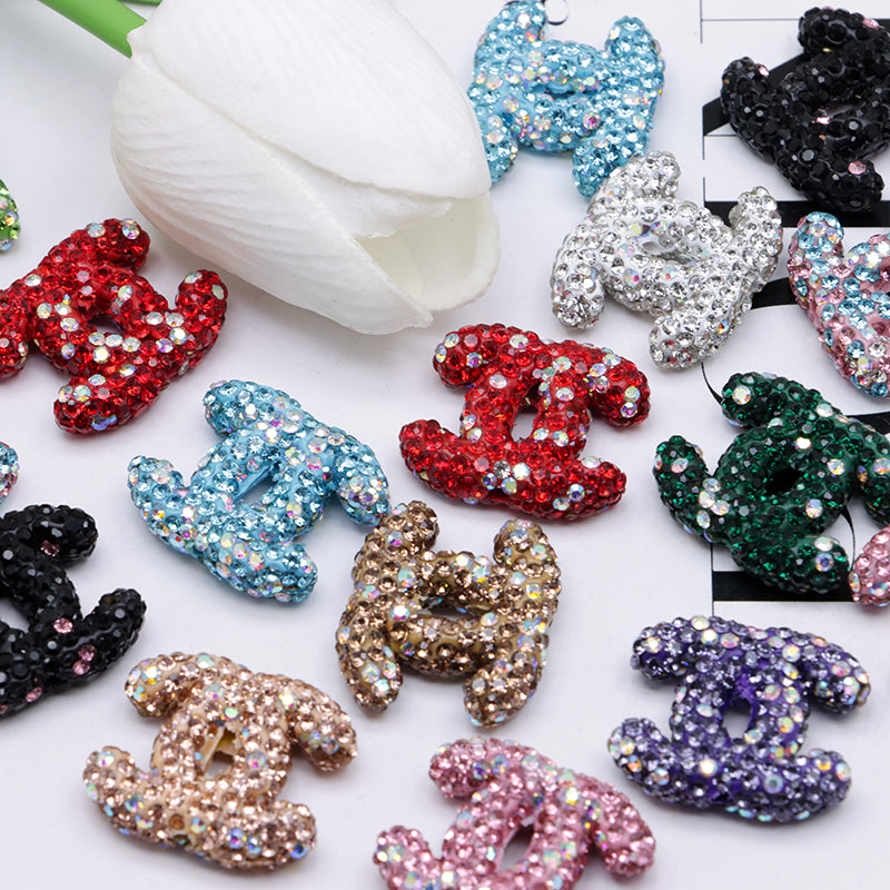 FS4938- 22×26Mm Cc Ceramic Clay Drill Beads Can Pass Through A Pen Zoe's DIY Shop