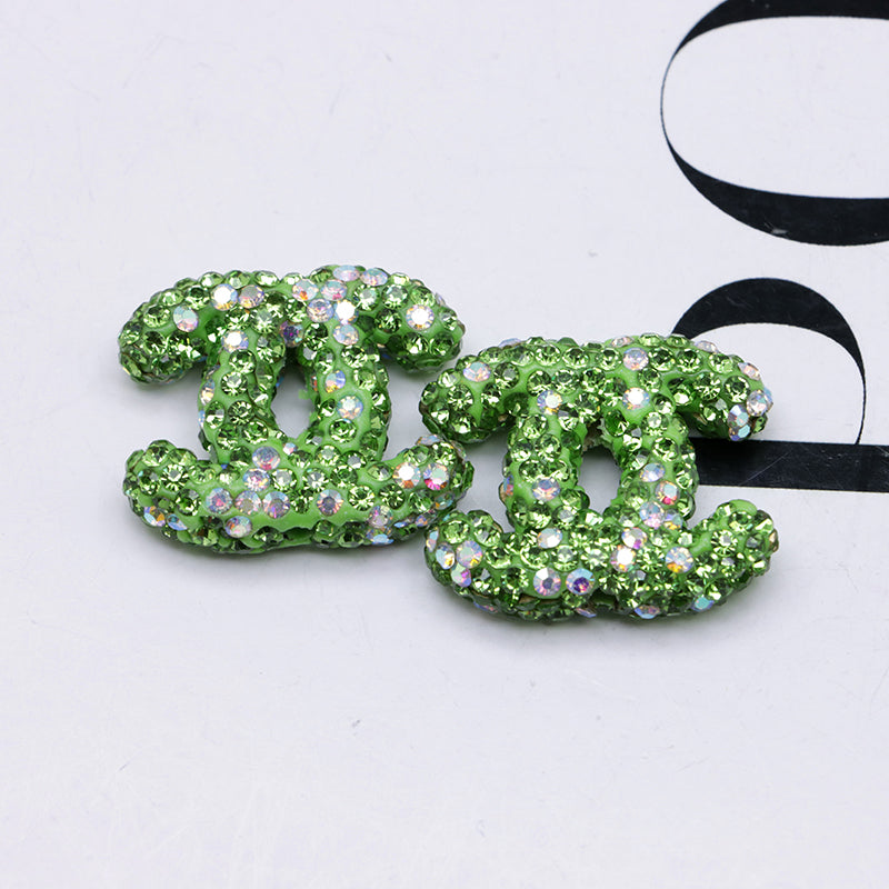 FS4938- 22×26Mm Cc Ceramic Clay Drill Beads Can Pass Through A Pen Zoe's DIY Shop