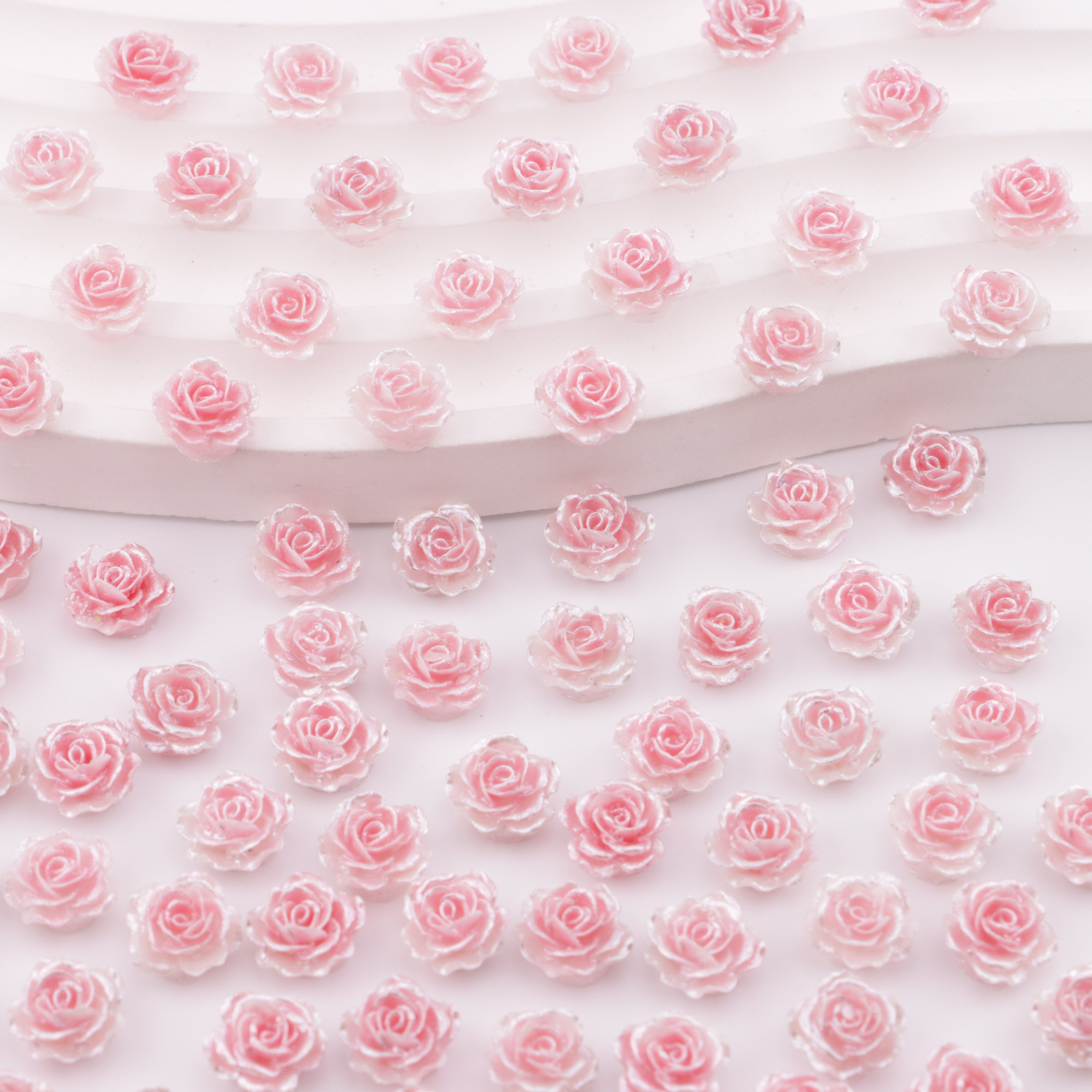 FS5472- 10mm Luminous Glow-In-The-Dark Soft Flower Charms
