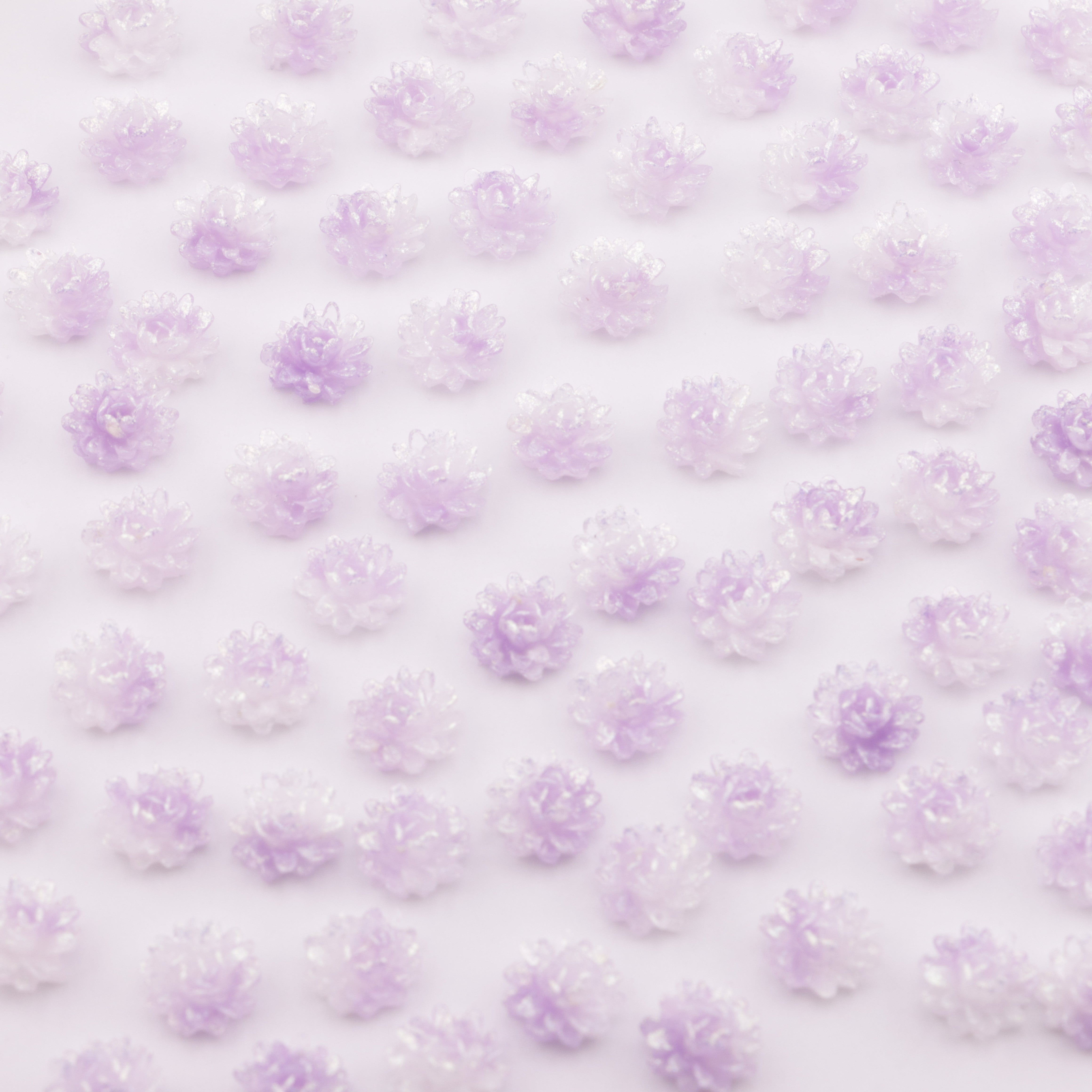 FS5627- 10mm Soft Flower Charms Soft Flower Patches Luminous