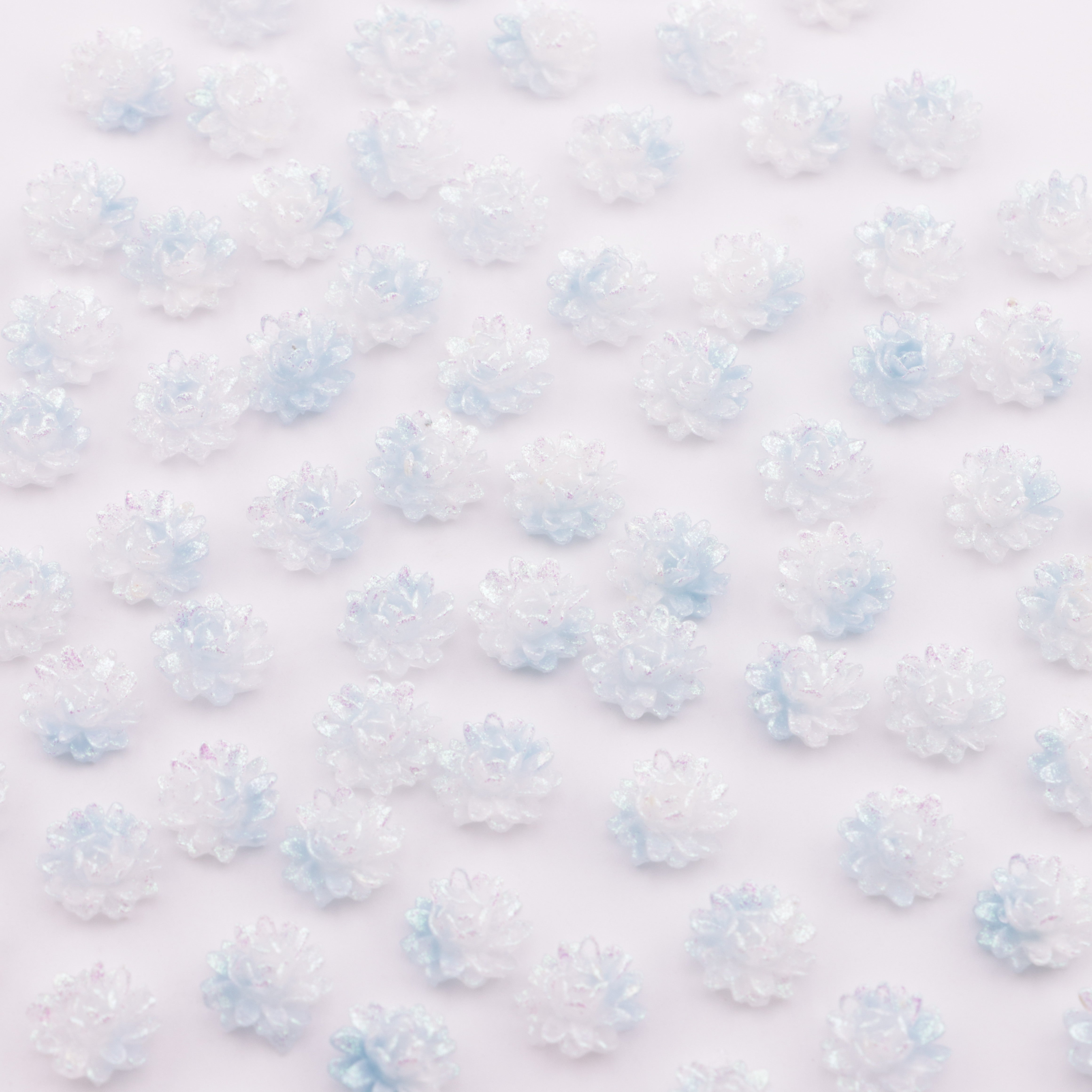 FS5627- 10mm Soft Flower Charms Soft Flower Patches Luminous