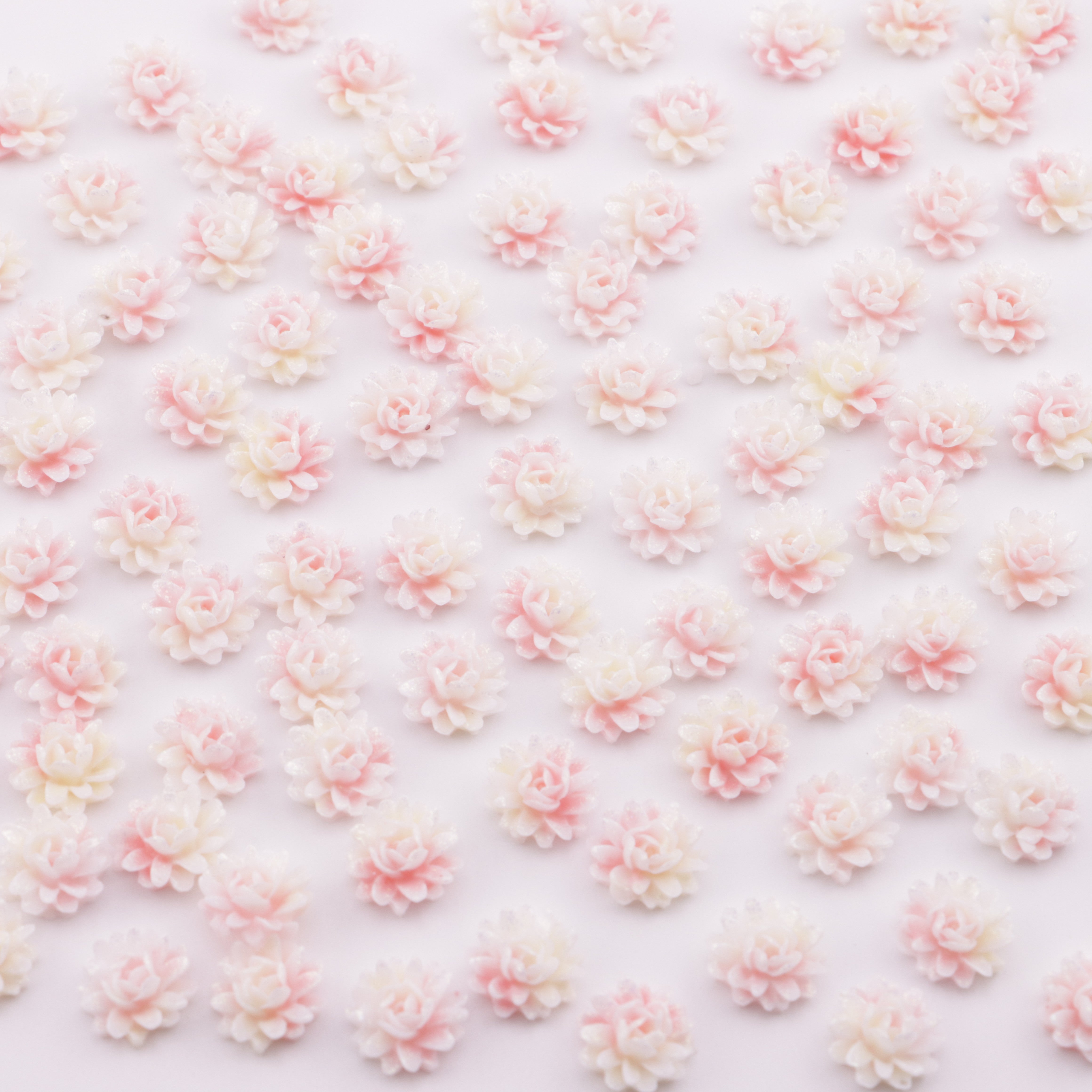 FS5627- 10mm Soft Flower Charms Soft Flower Patches Luminous
