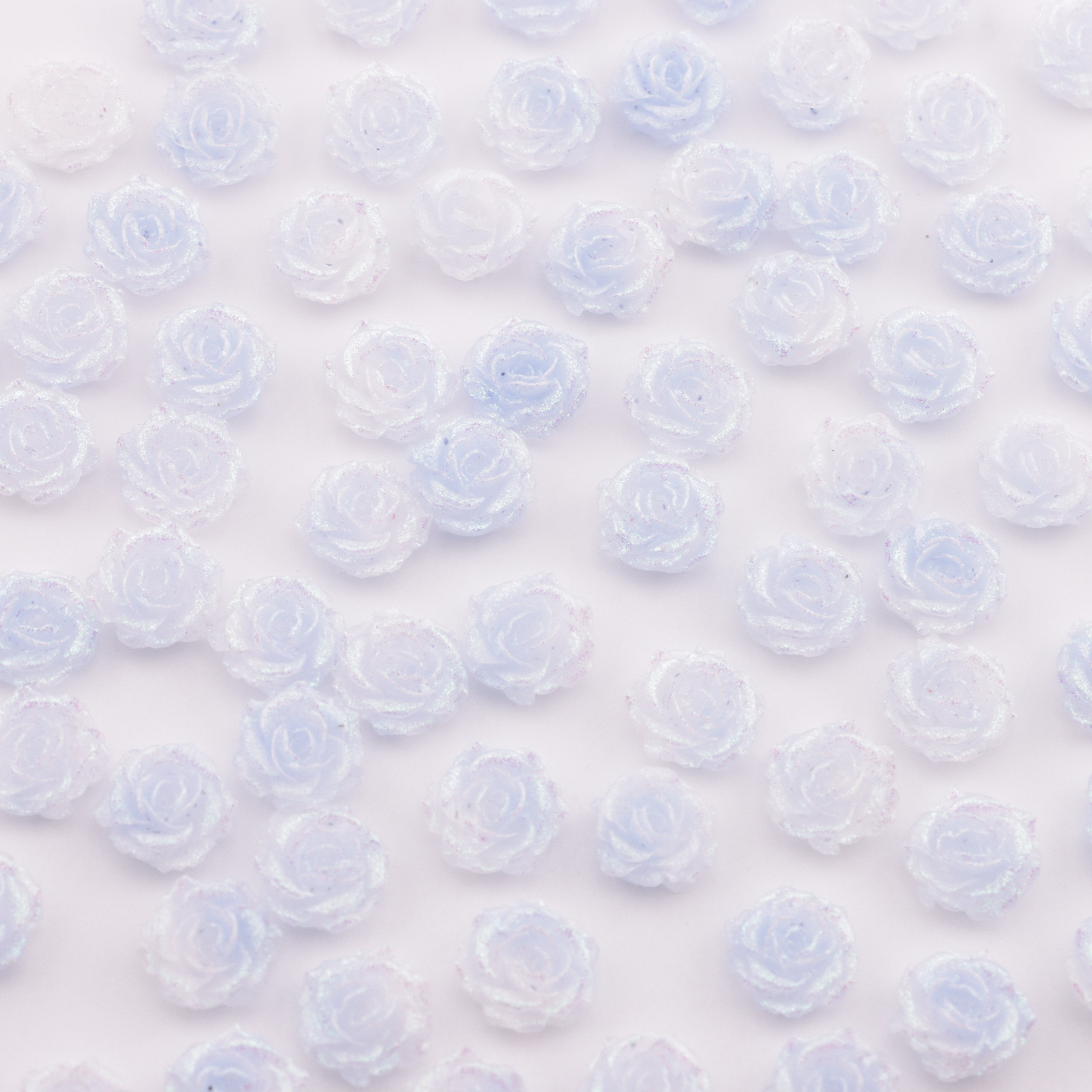 FS5733- 10mm Soft Flower Charms Soft Flower Patches Luminous Glow-In-The-Dark