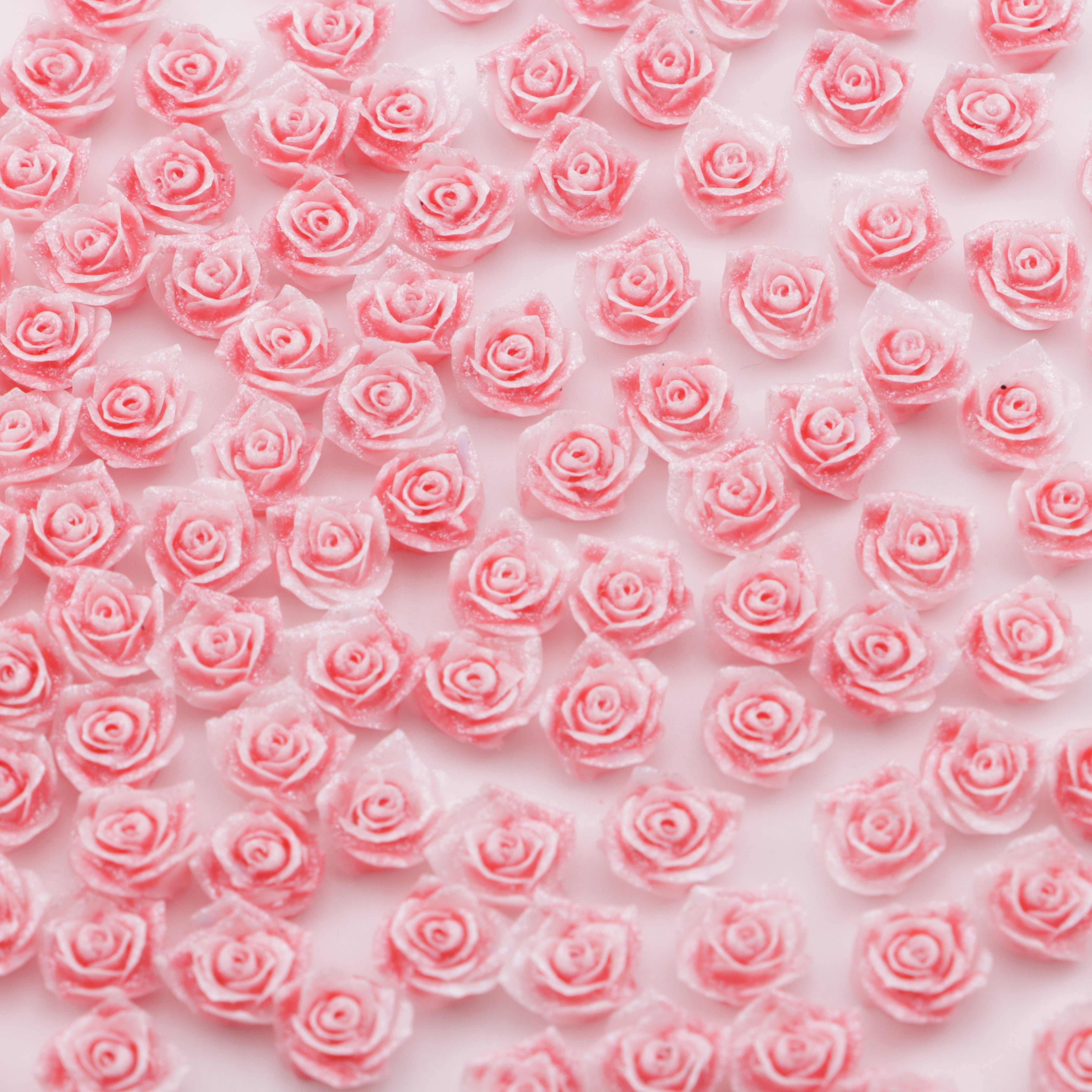 FS5735- 10mm Soft Flower Charms Soft Flower Patches Luminous Glow-In-The-Dark