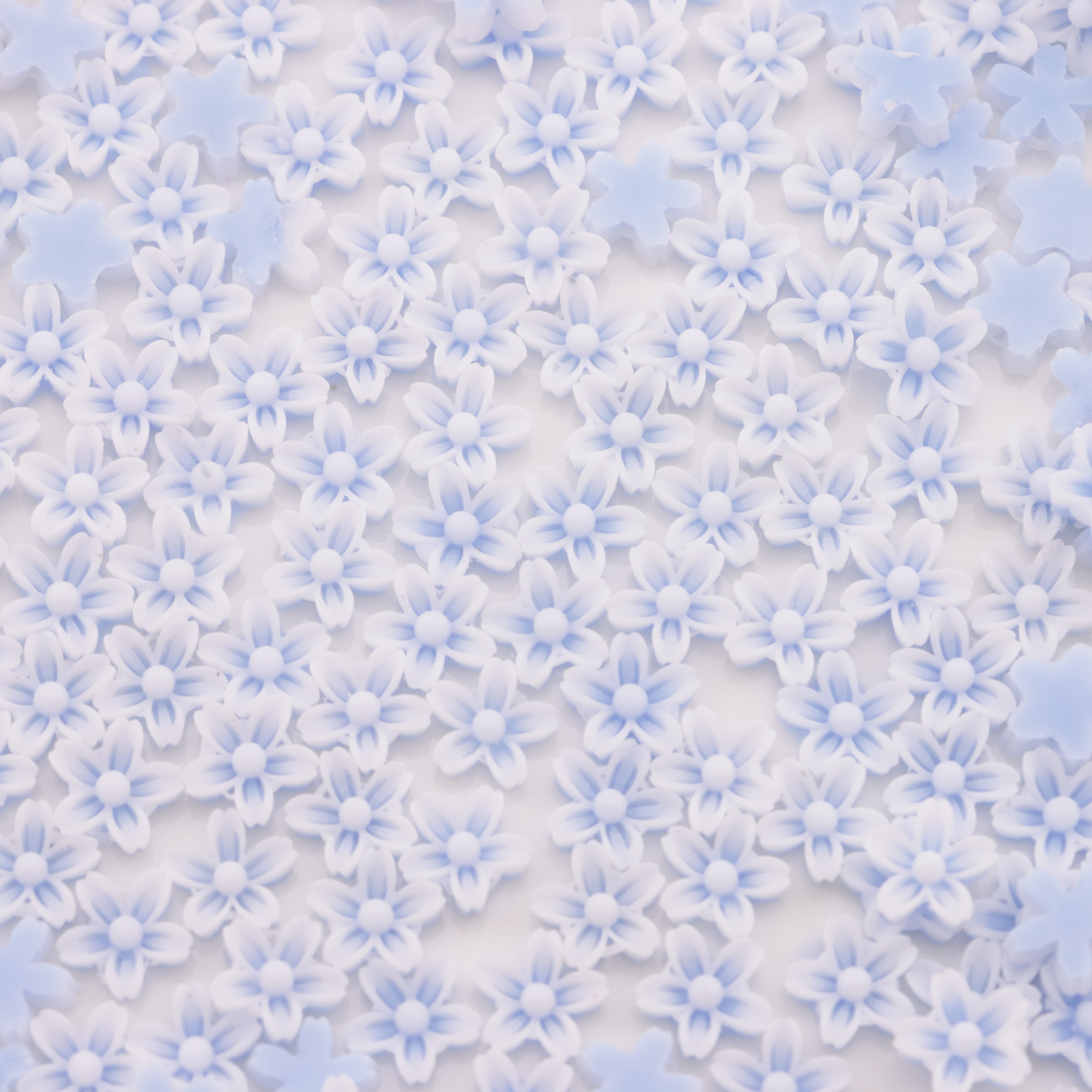 FS3959- 8mm Flower Charms Five-Petal Flowers