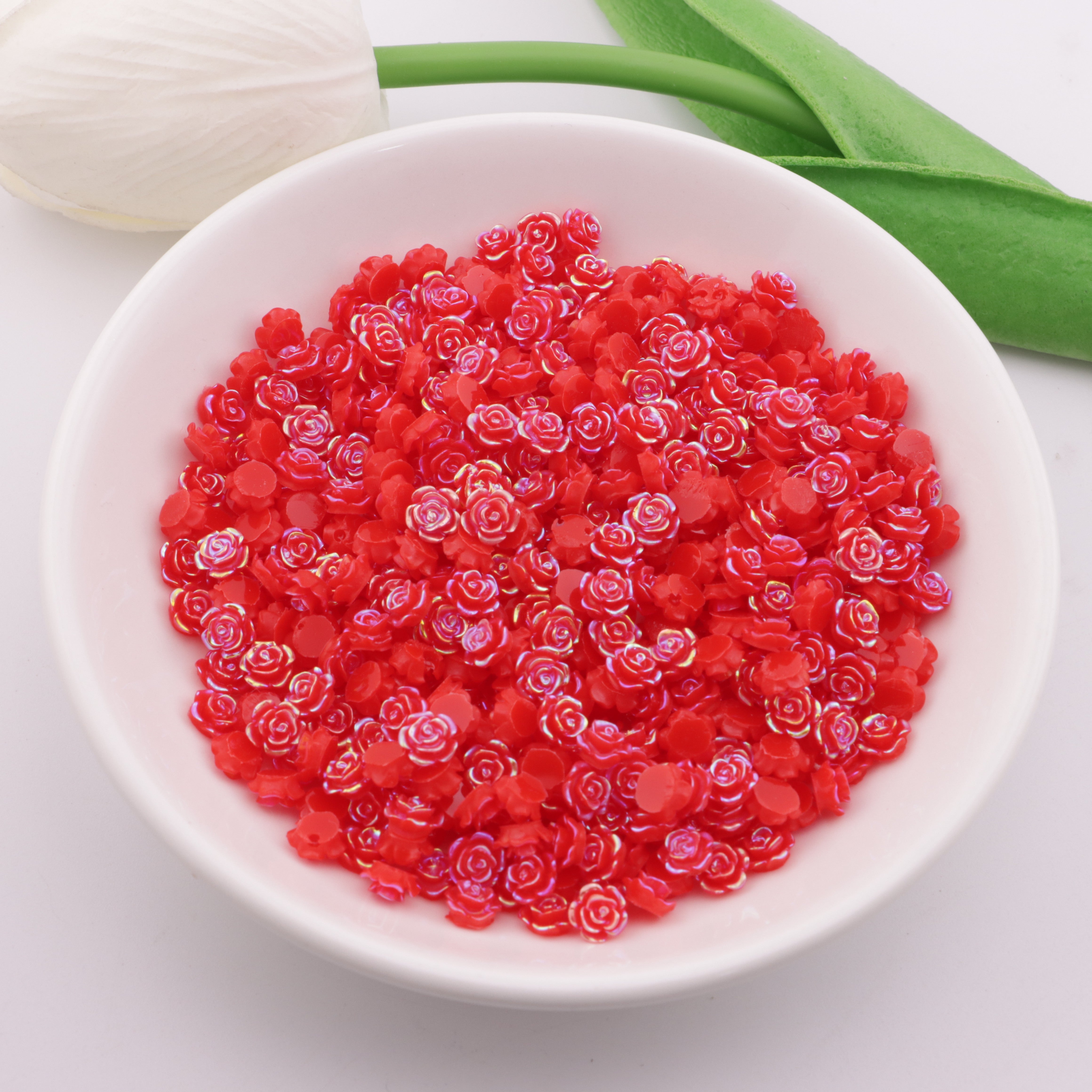 FS1316- 6mm UV Rose Flower Rose Blossom Zoe's DIY Shop