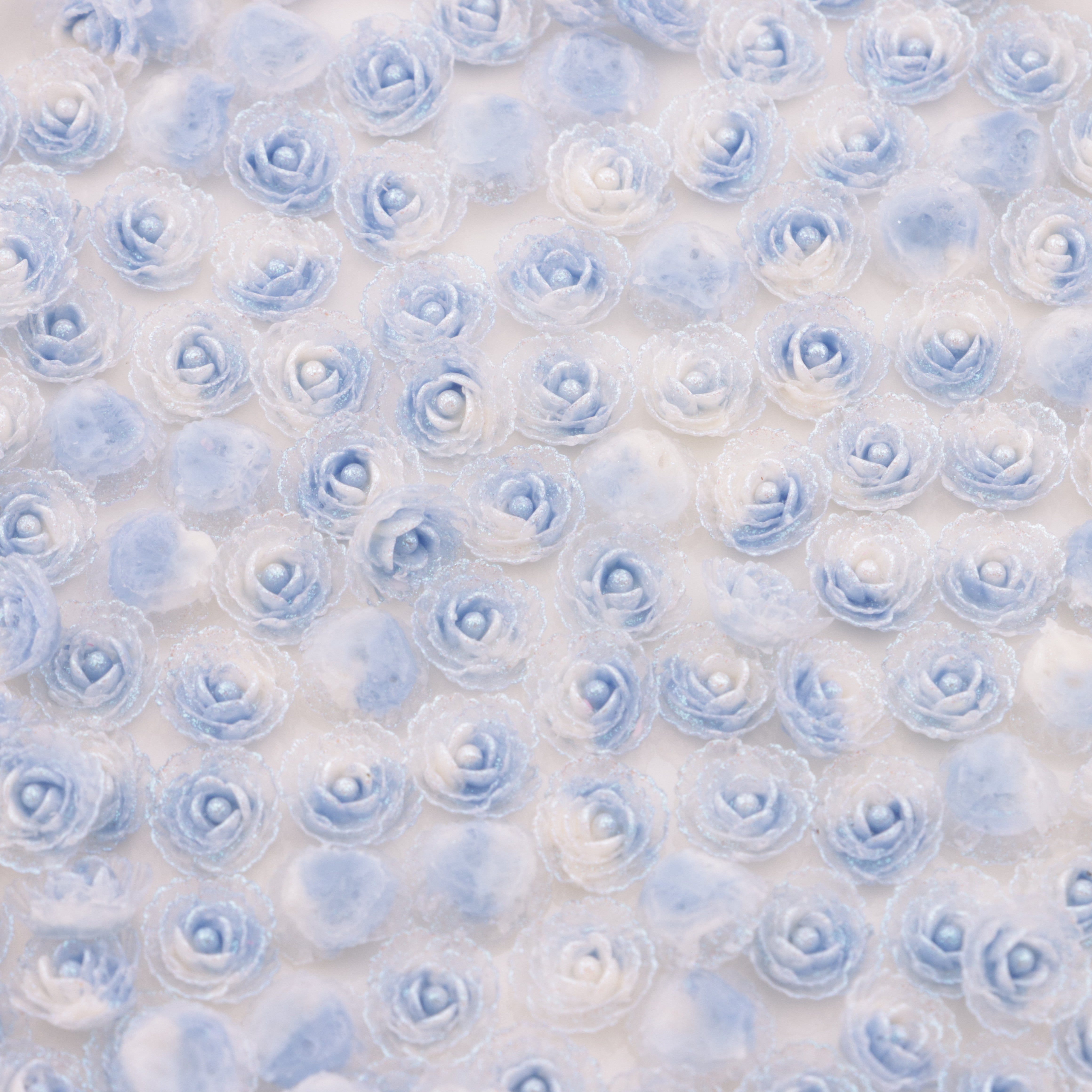FS5468- 9mm Flower Charms Small Flower Patches Luminous Glow-in-the-Dark