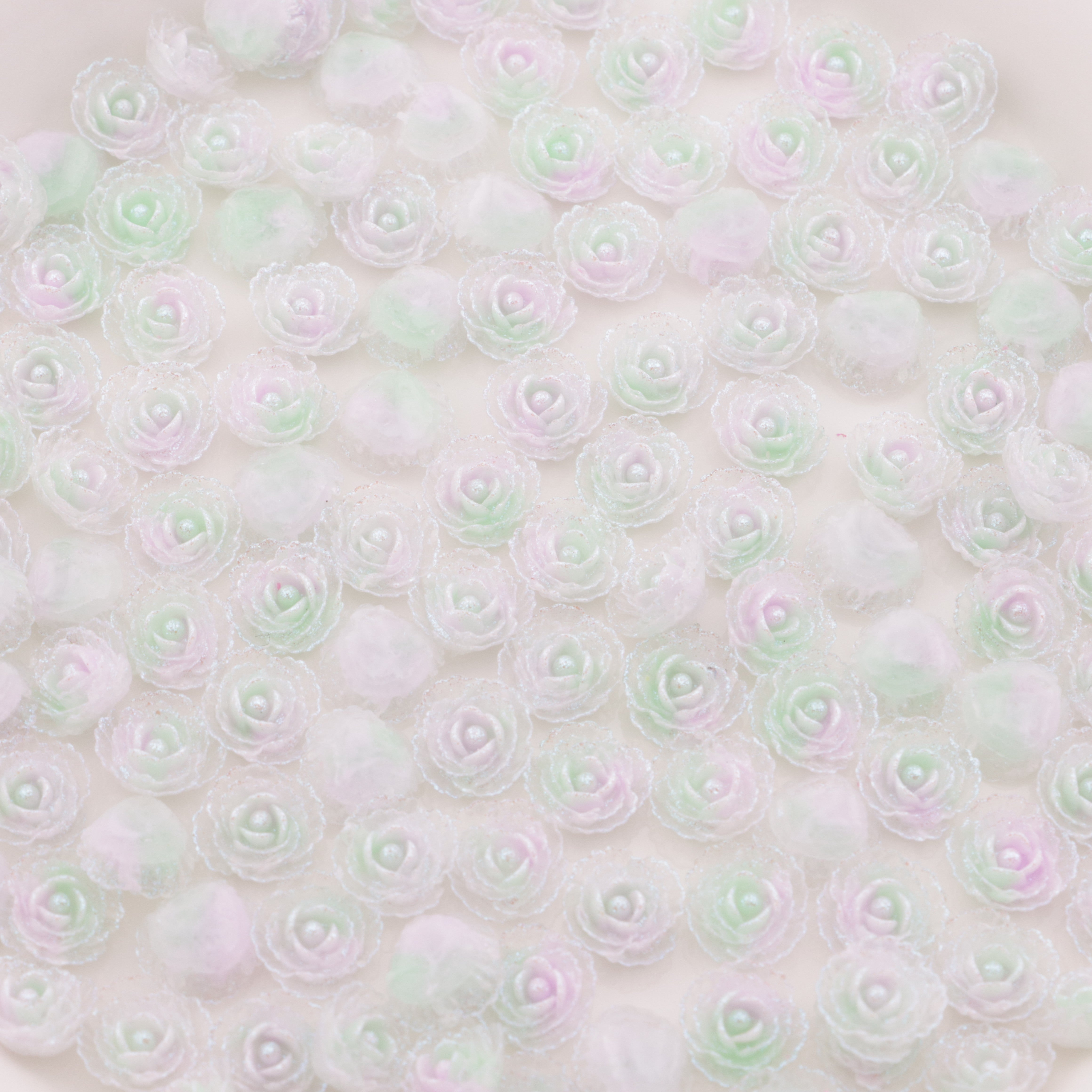 FS5468- 9mm Flower Charms Small Flower Patches Luminous Glow-in-the-Dark