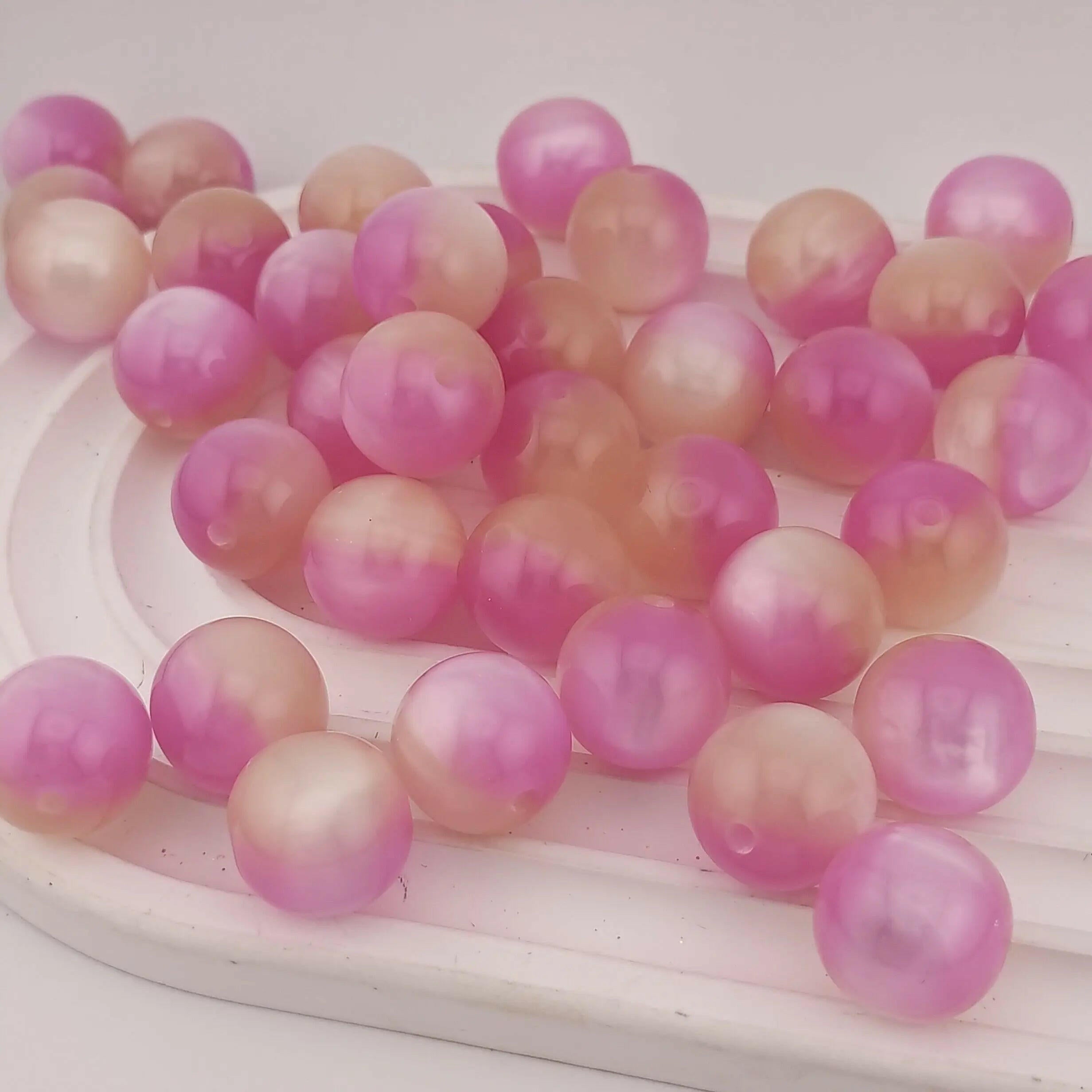 FS1224- 16MM Round Resin Beads Fit For Beadable Pens Zoe's DIY Shop