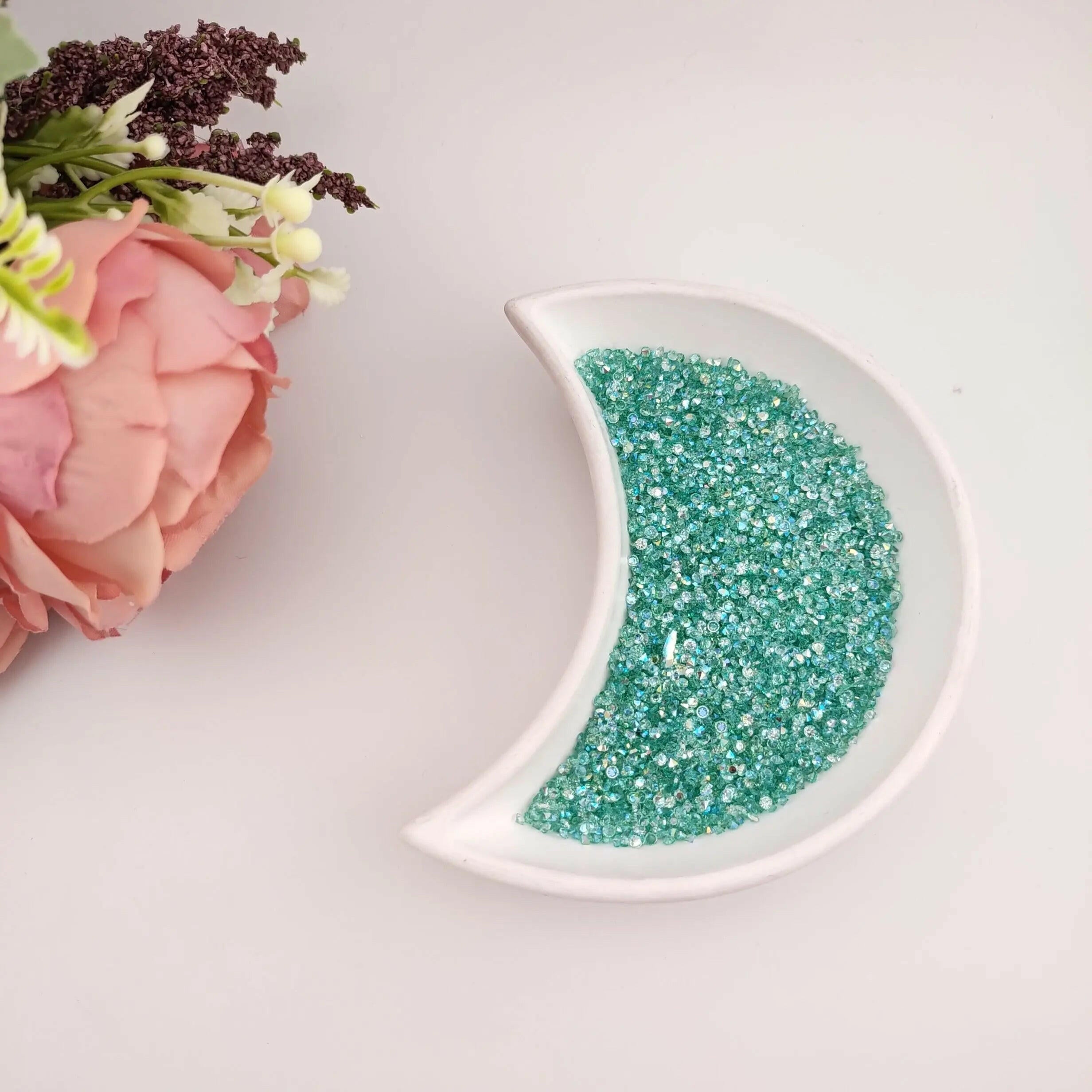 FS1115-2MM Crystal AB Sugar Diamonds For Making Sugar Beads Or Sugar Beadable Pens - Zoe DIY Wholesale