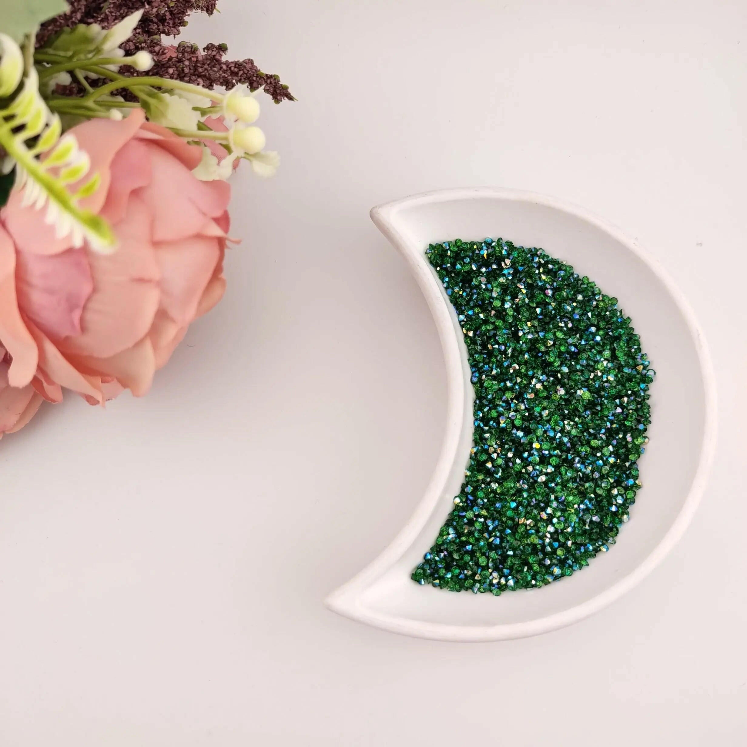FS1115-2MM Crystal AB Sugar Diamonds For Making Sugar Beads Or Sugar Beadable Pens - Zoe DIY Wholesale