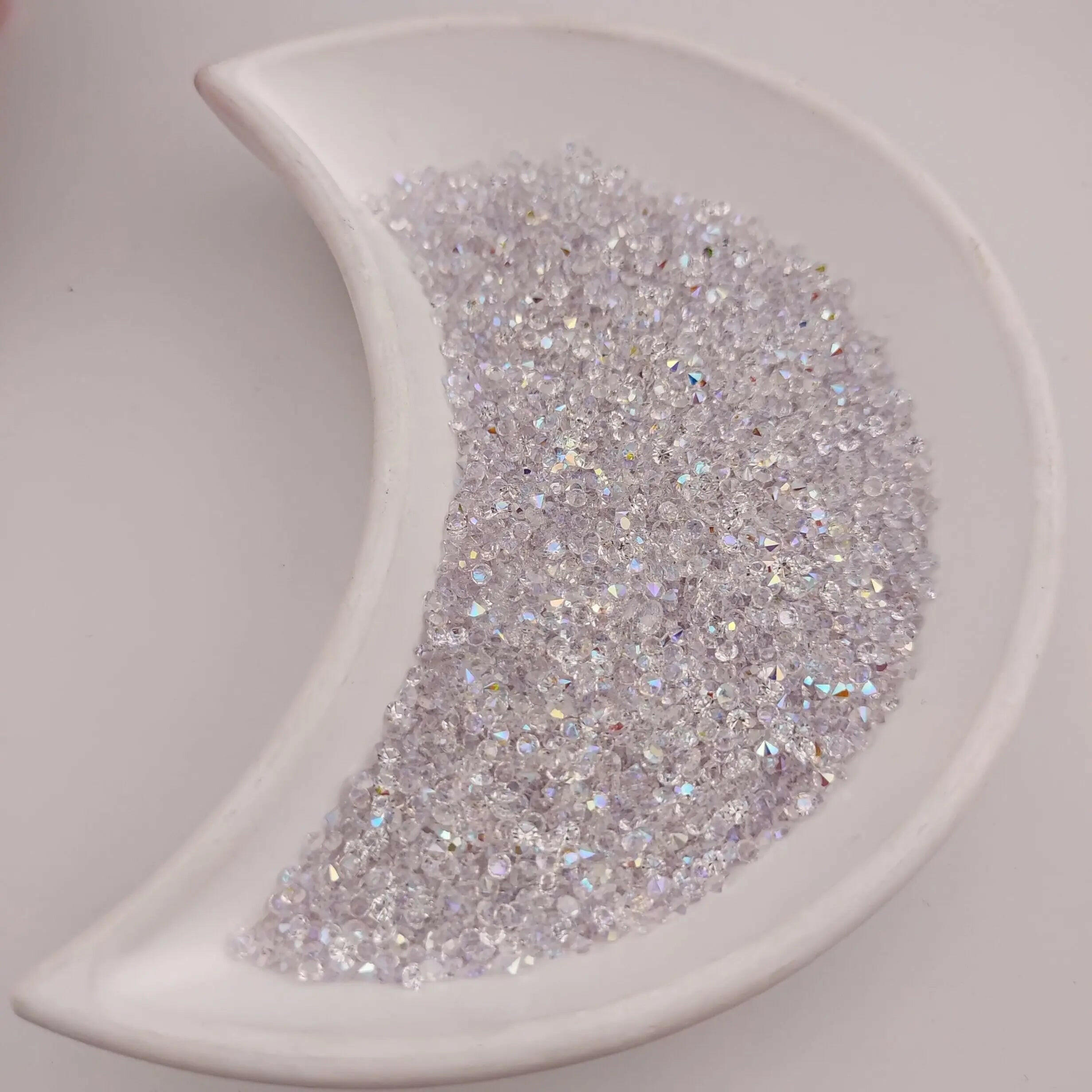 FS1115- 2MM Crystal AB Sugar Diamonds For Making Sugar Beads Or Sugar Beadable Pens Zoe's DIY Shop