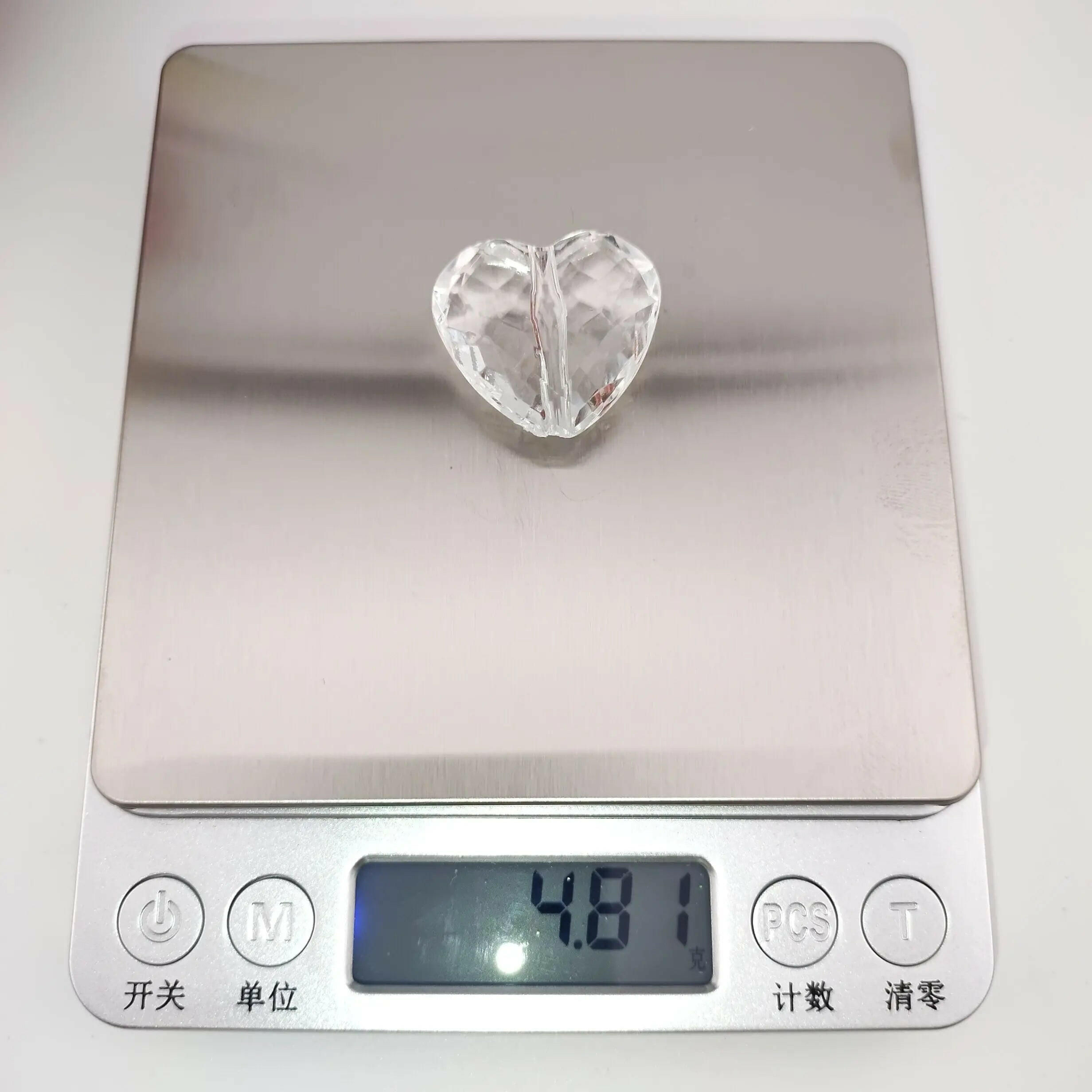 FS0622-25MM Heart Plate Base Beads 12MM Thickness Fit For Beadable Pens - Zoe DIY Wholesale