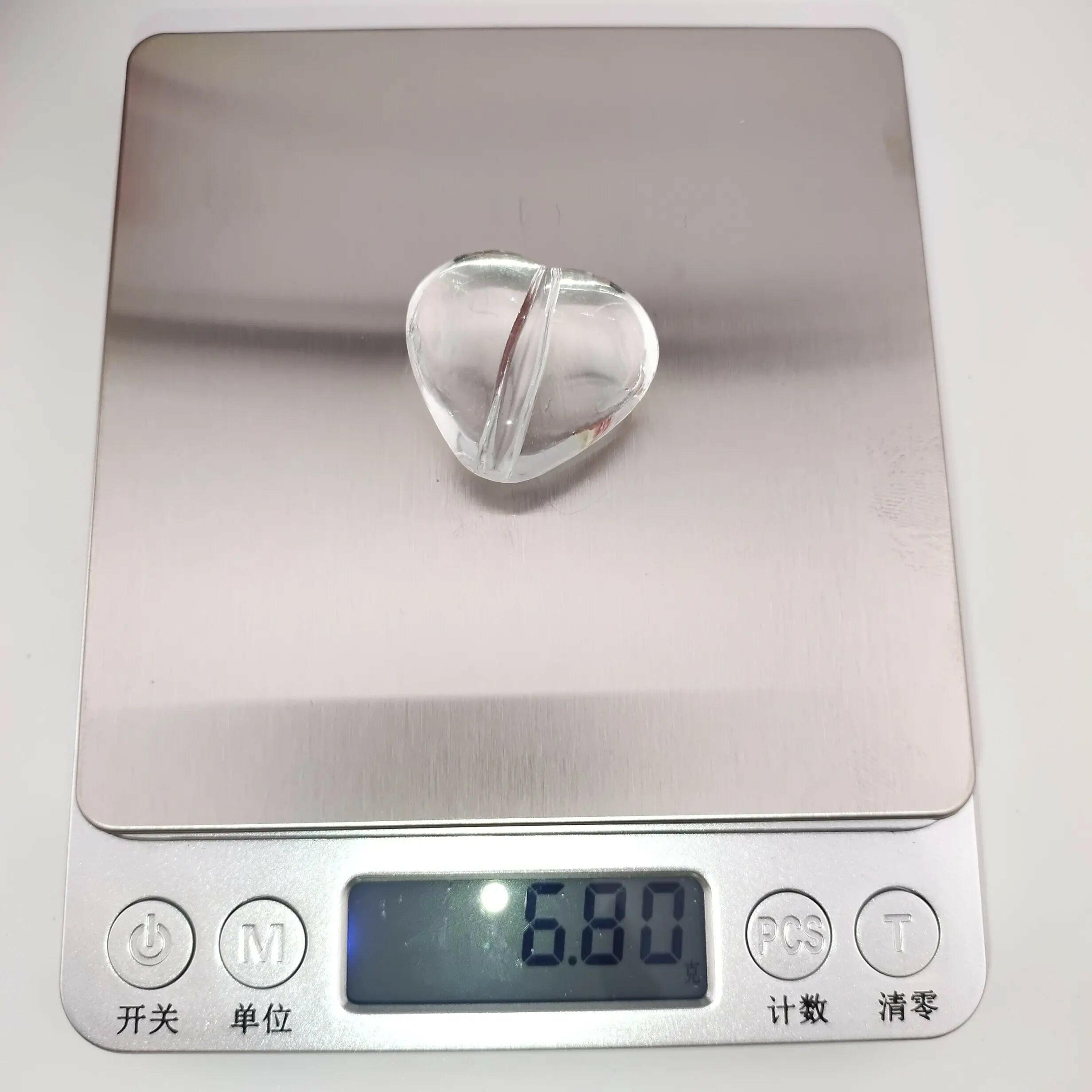 FS0621-26MM Heart Plate Based Beads 15MM Thickness Fit For Beadable Pens - Zoe DIY Wholesale