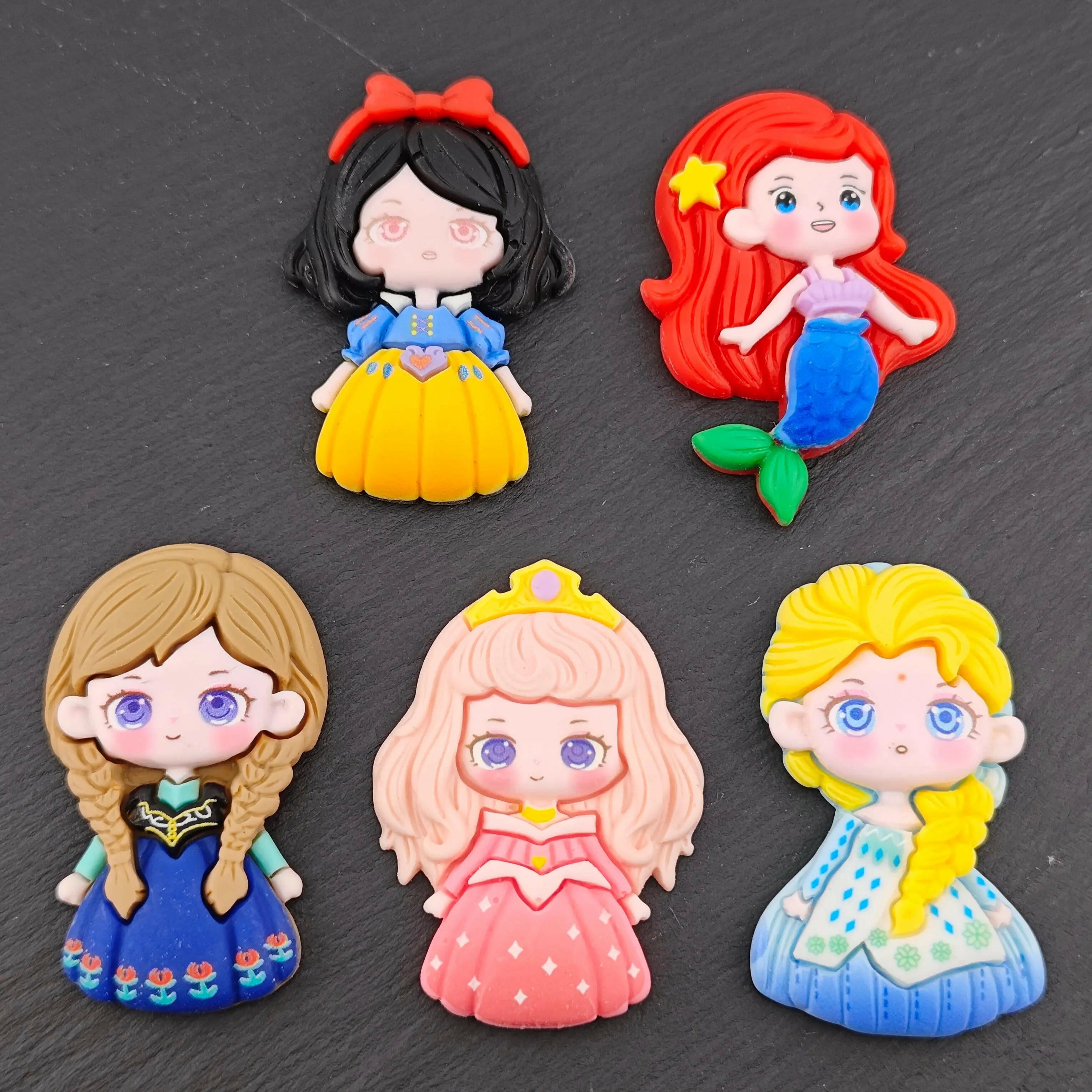 FS1623- 53mm Resin Princess Charms Zoe's DIY Shop