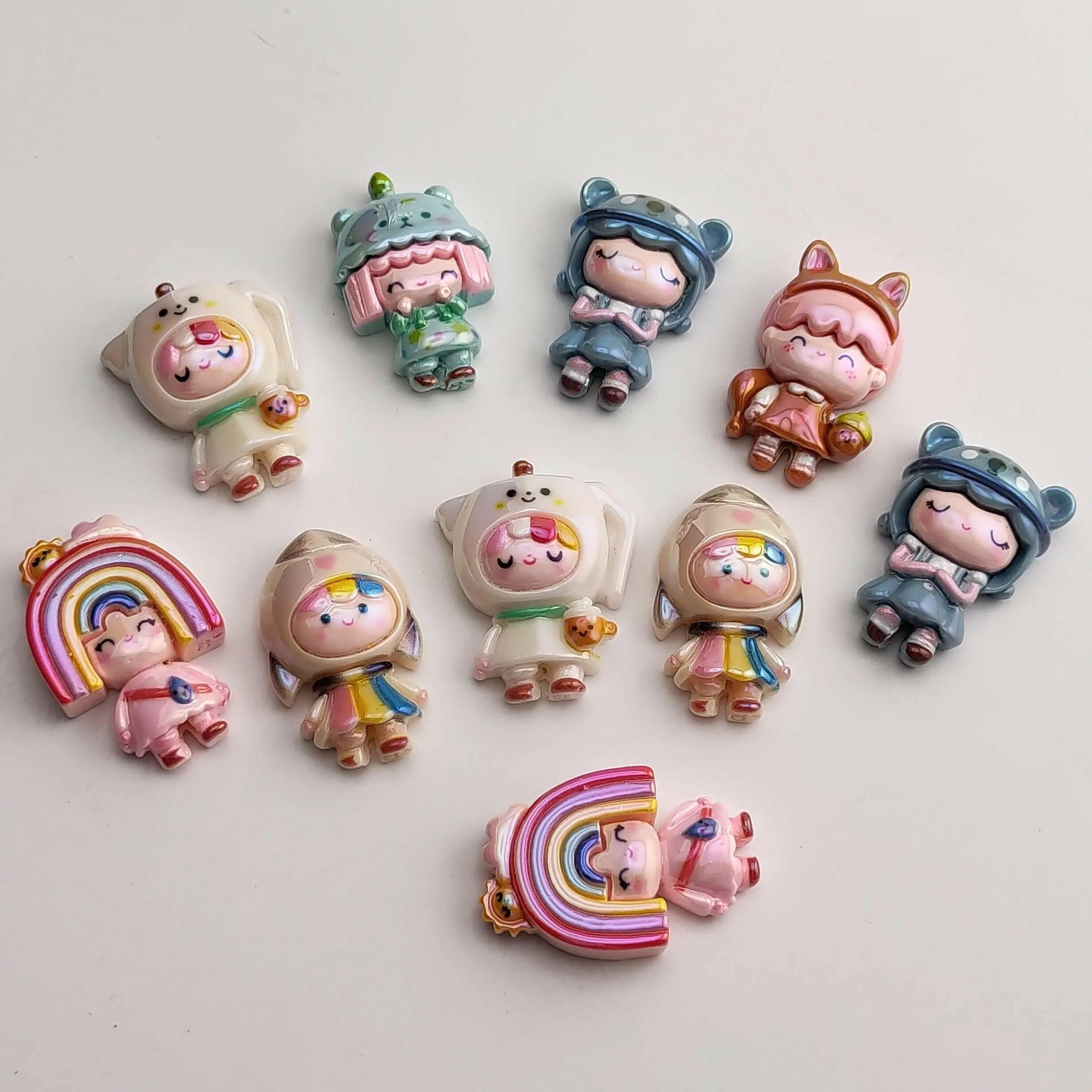 FS0449- 10PCS Cute Beads Fit For Beadable Pens Zoe's DIY Shop