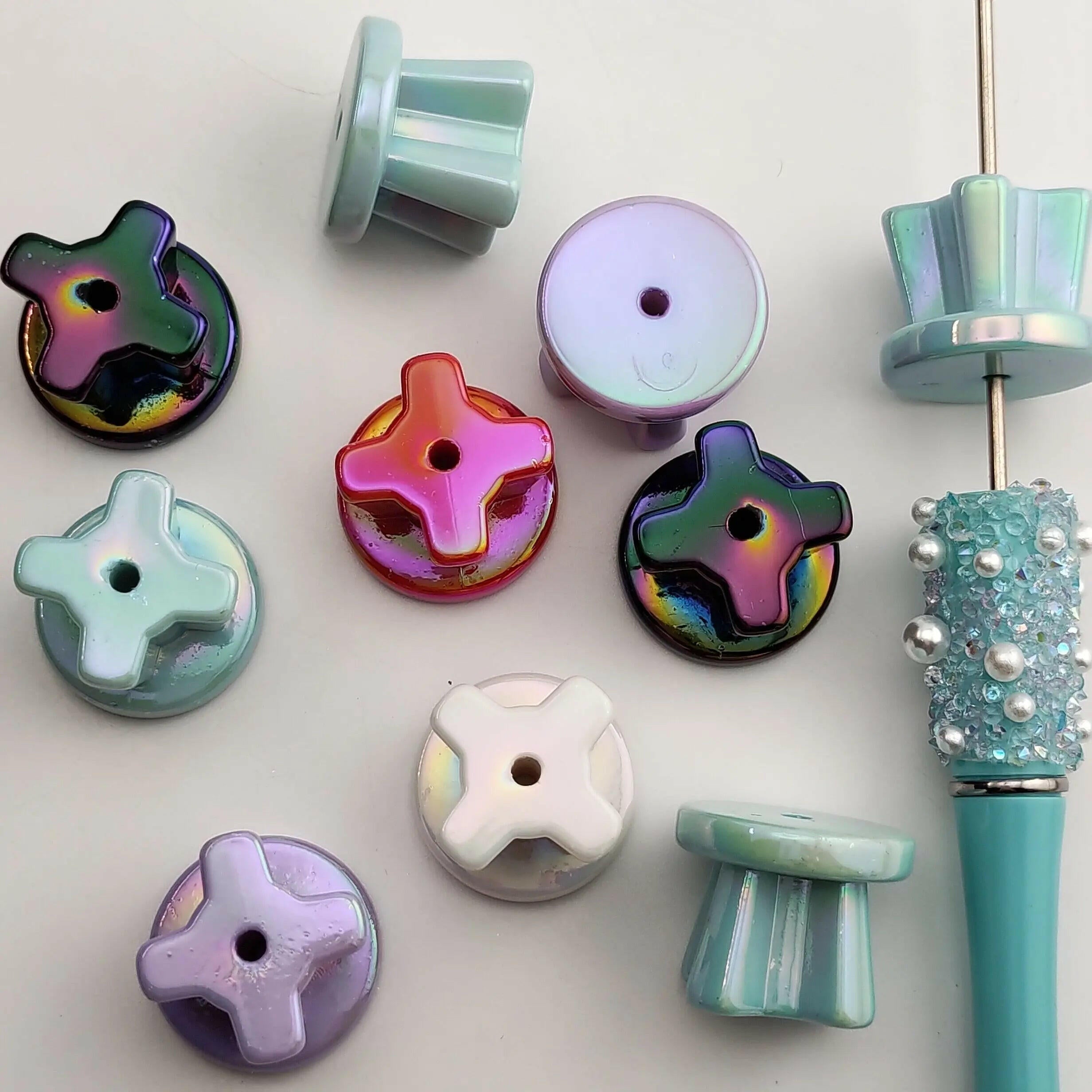 FS2119- 10PCS UV chair Beads Fit For Beadable Pens Zoe's DIY Shop