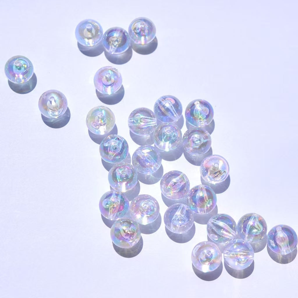 FS5311- 12mm Transparent Acrylic Beads (Pen Can Pass Through)
