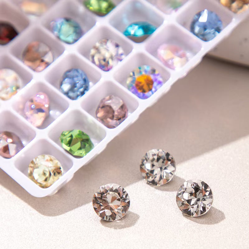 FS3974- 4.5mm White AB Crystal Diamonds Moonlight White AB Crystal Diamonds Zoe's DIY Shop