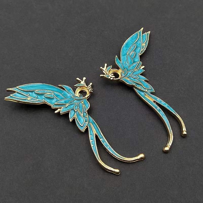 FS5201- Left5+Right5 Wings, Painted Metal Charms Zoe's DIY Shop