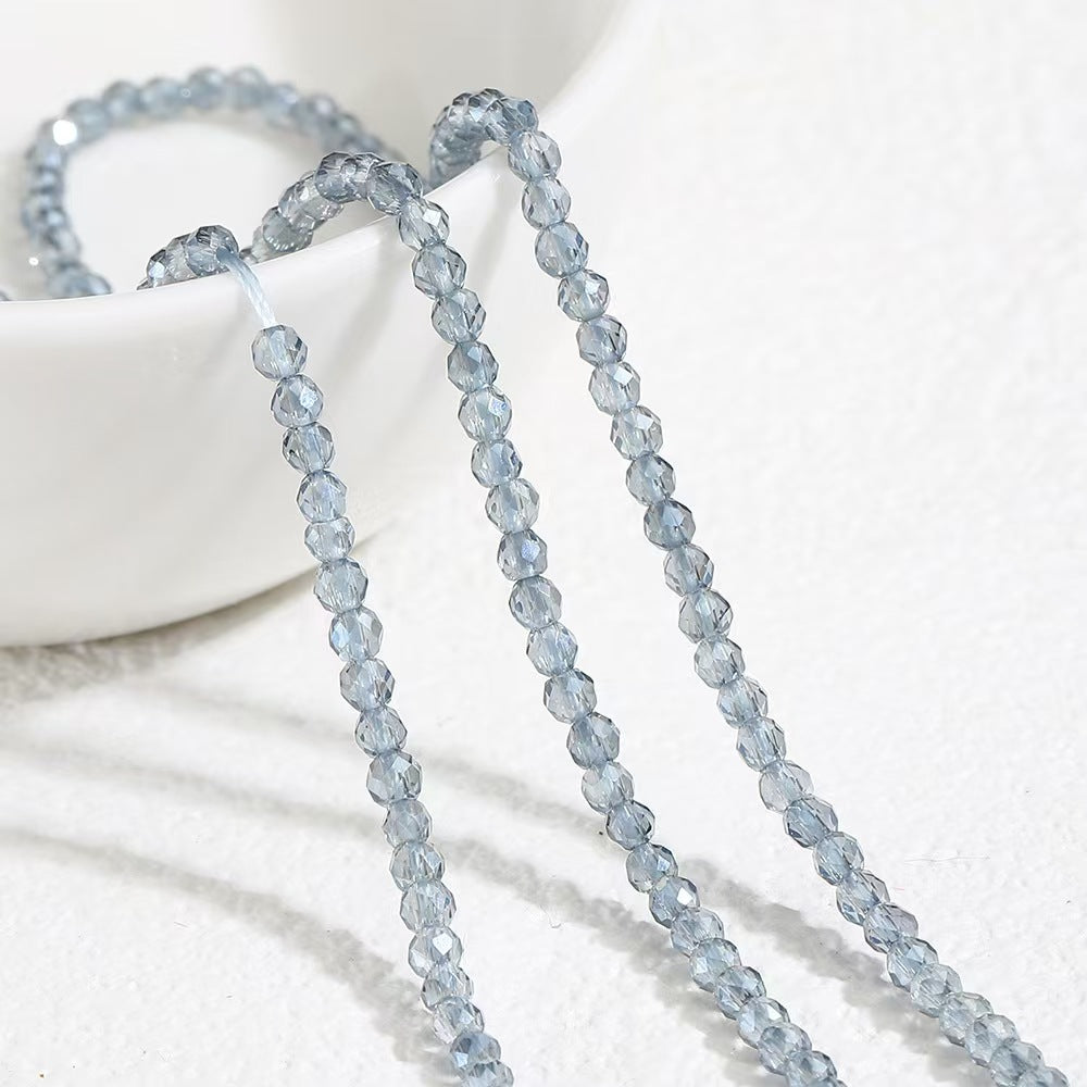 FS5318- About 450 PCS 6mm Crystal Glass Beads
