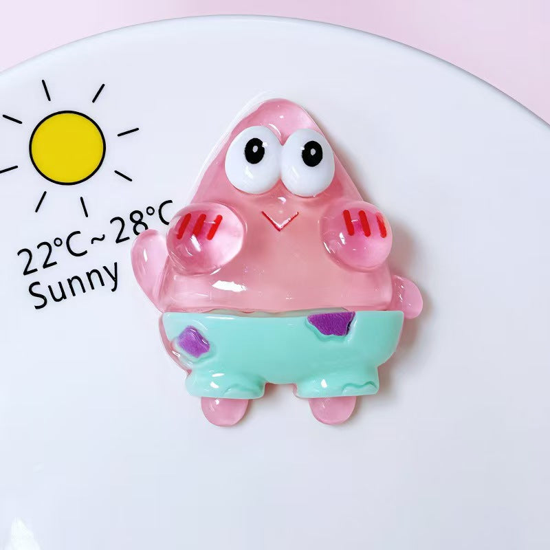 FS5150- SpongeBob Resin Patches Luminous Glow In The Dark Zoe's DIY Shop