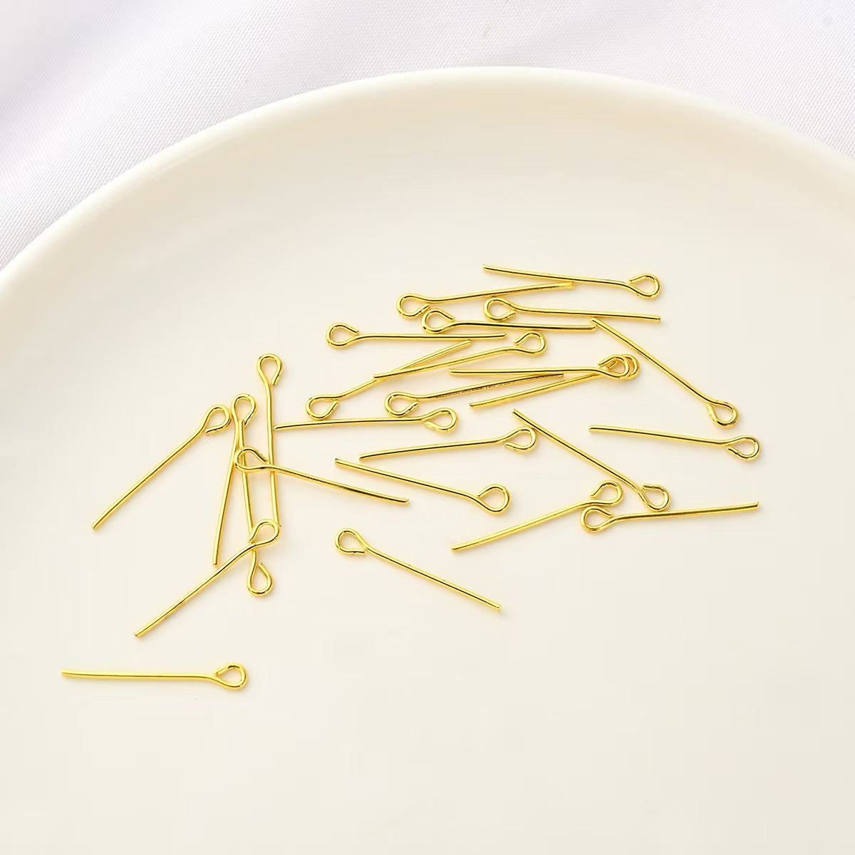 FS4600- 2.4cm Length Gold Eye Pin Zoe's DIY Shop