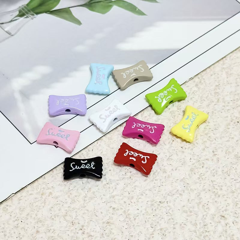 FS3732-7.5*12mm Small Sweet Candy Alloy Beads, Small Candies Alloy Beads Zoe's DIY Shop