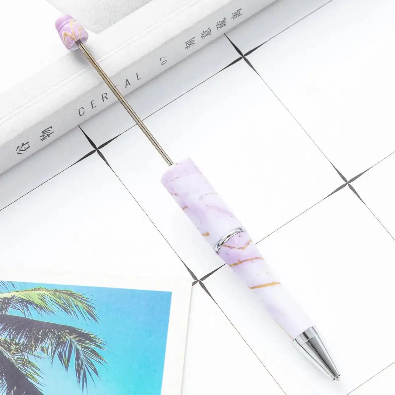 FS102344-Printed Beadable Pens -Zoe DIY Wholesale