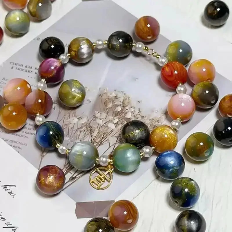 FS18078-16mm Mixed Resin Beads -Zoe DIY Wholesale