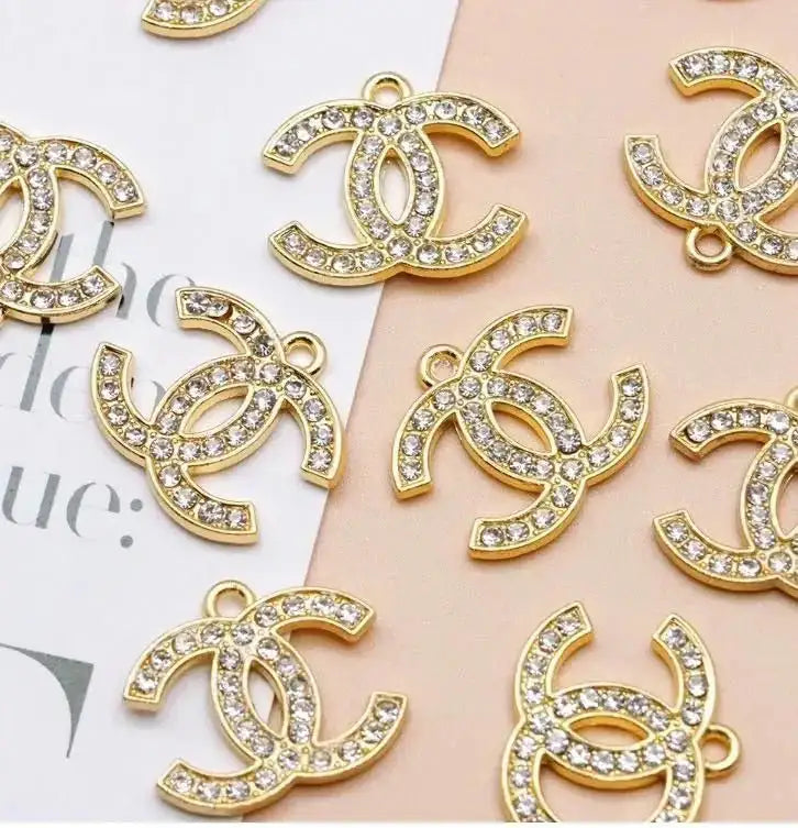 FS3408-About 18×21mm CC Metal Charms -Zoe DIY Wholesale
