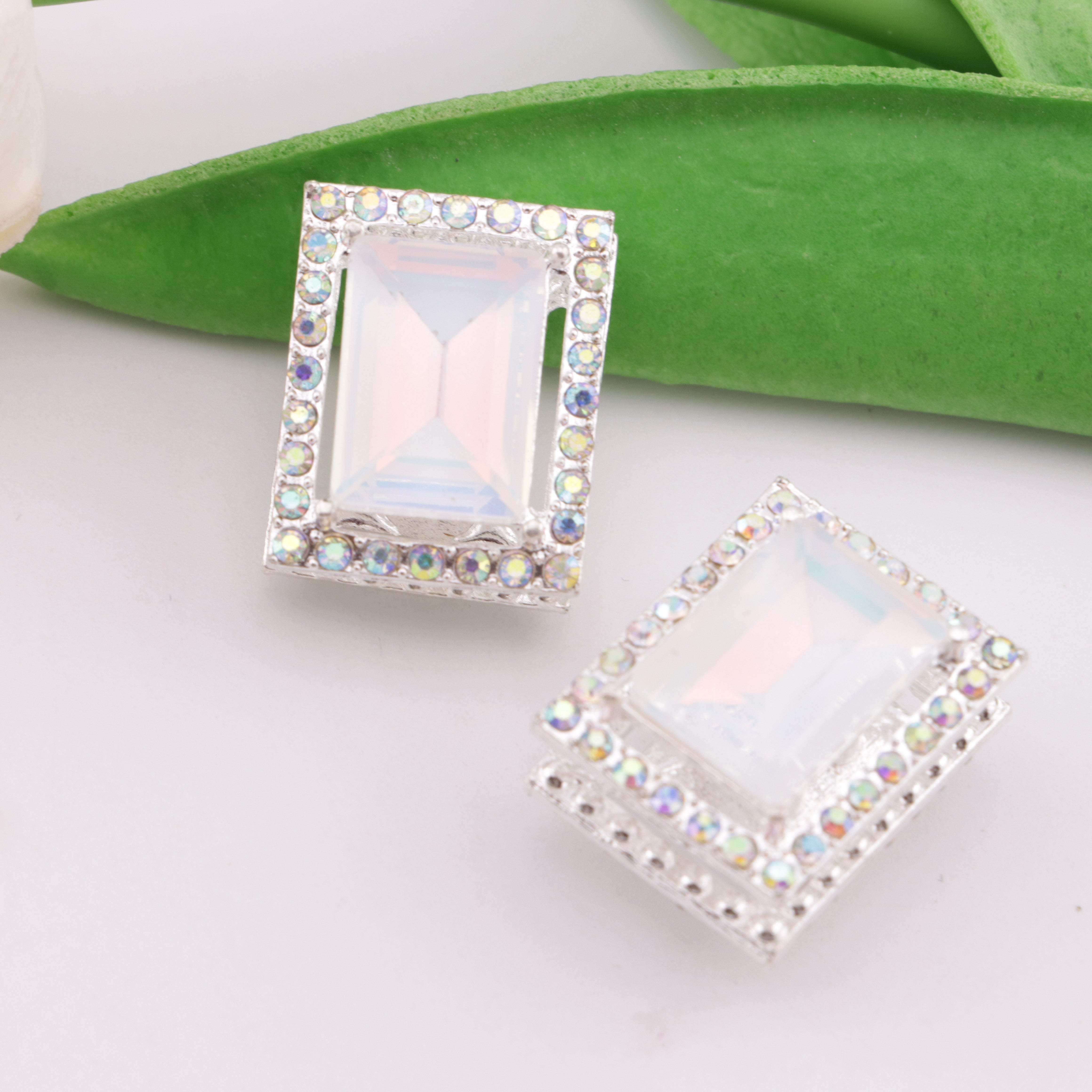 FS6331- Rectangular Four-way Alloy Beads Zoe's DIY Shop