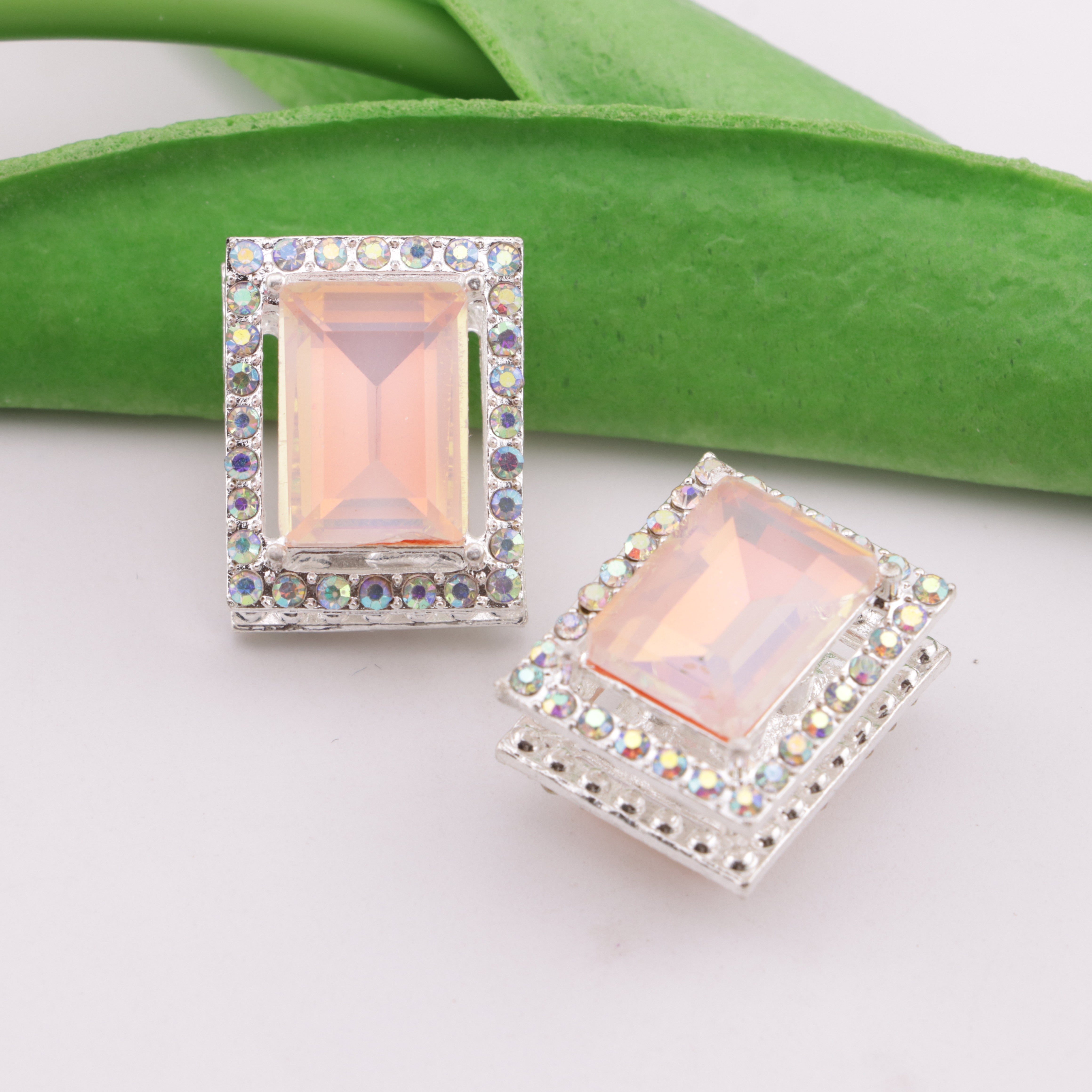 FS6331- Rectangular Four-way Alloy Beads Zoe's DIY Shop