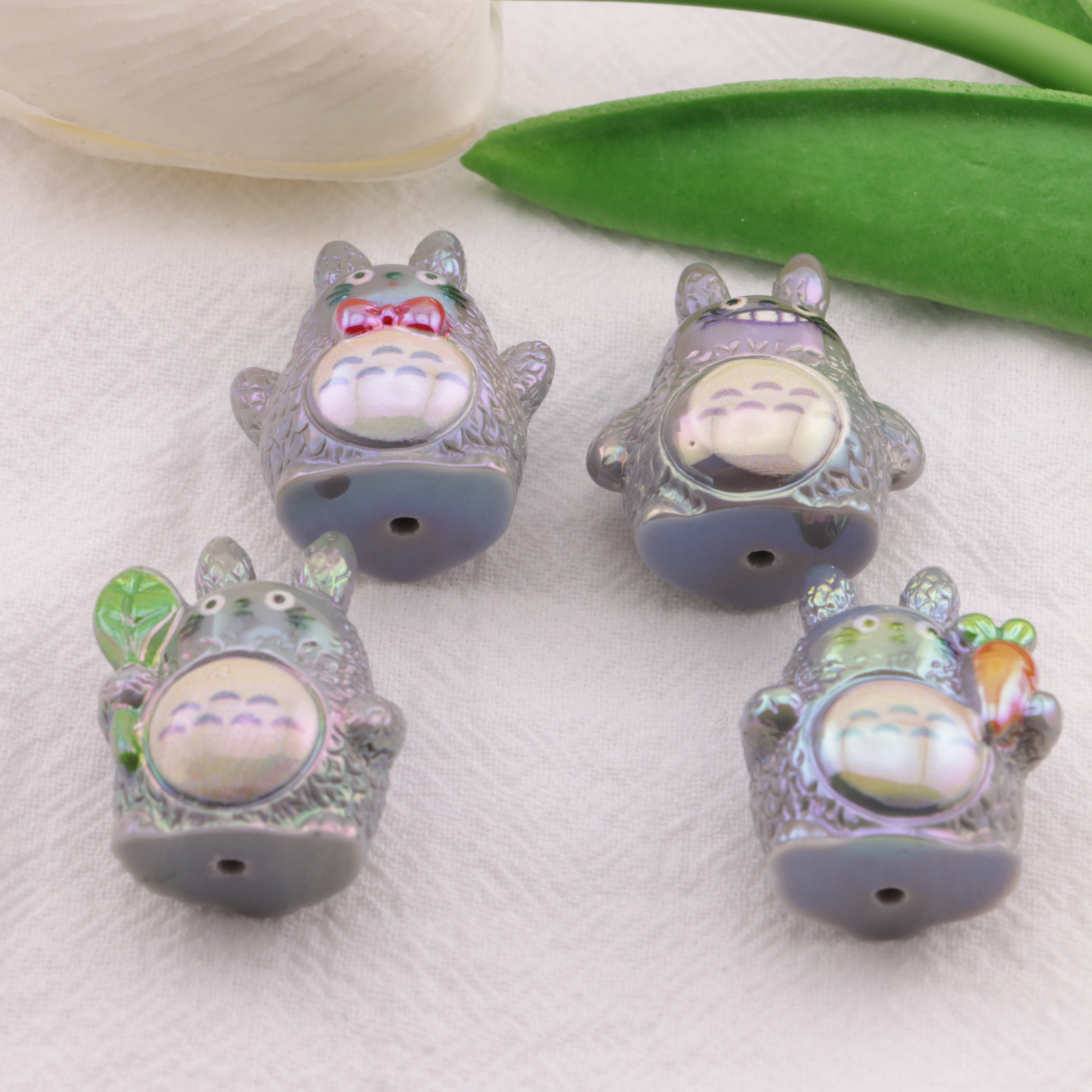 FS6447- ABOUT 28×21MM UV Totoro Beads UV Totoro Beads Fit For Pen Zoe's DIY Shop
