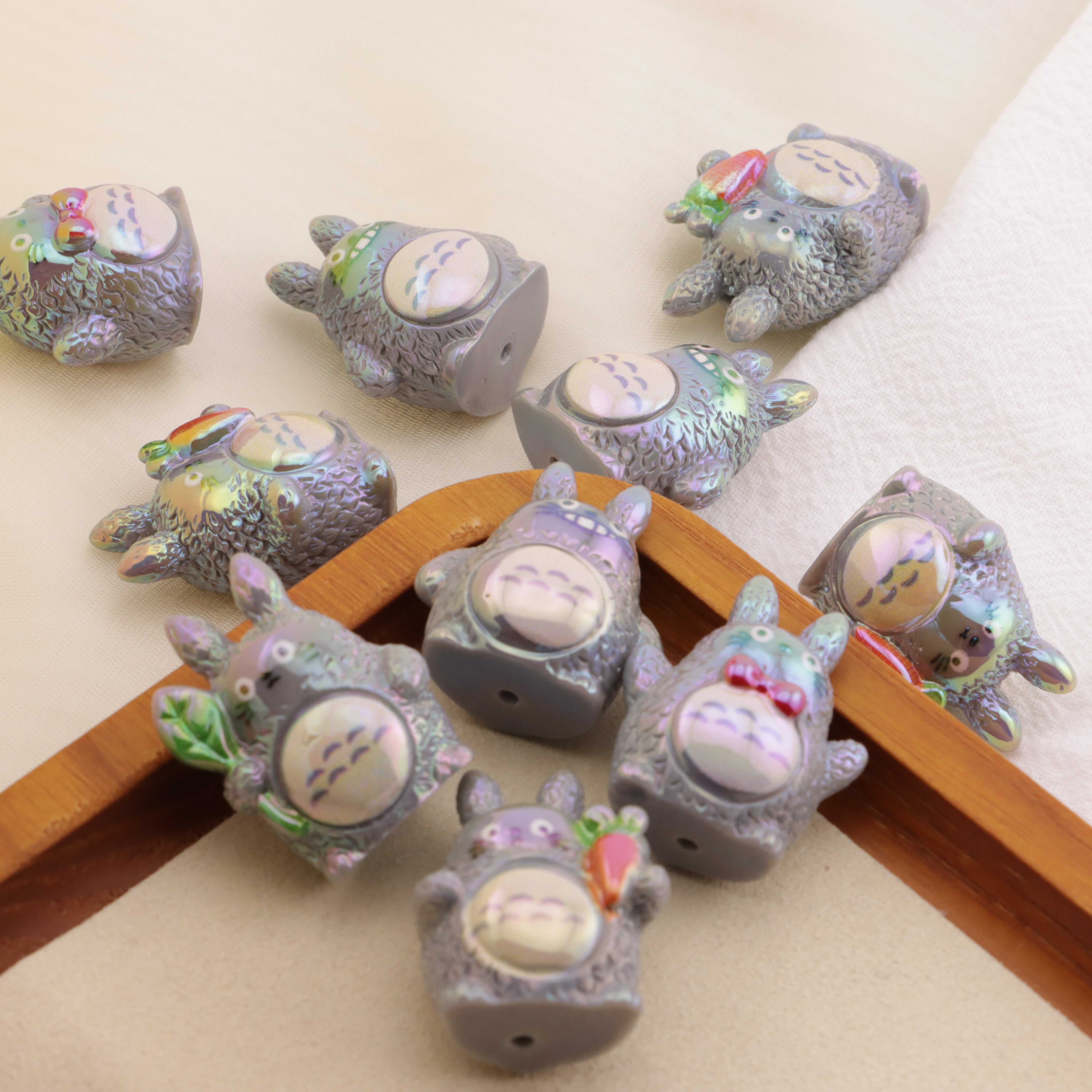 FS6447- ABOUT 28×21MM UV Totoro Beads UV Totoro Beads Fit For Pen Zoe's DIY Shop