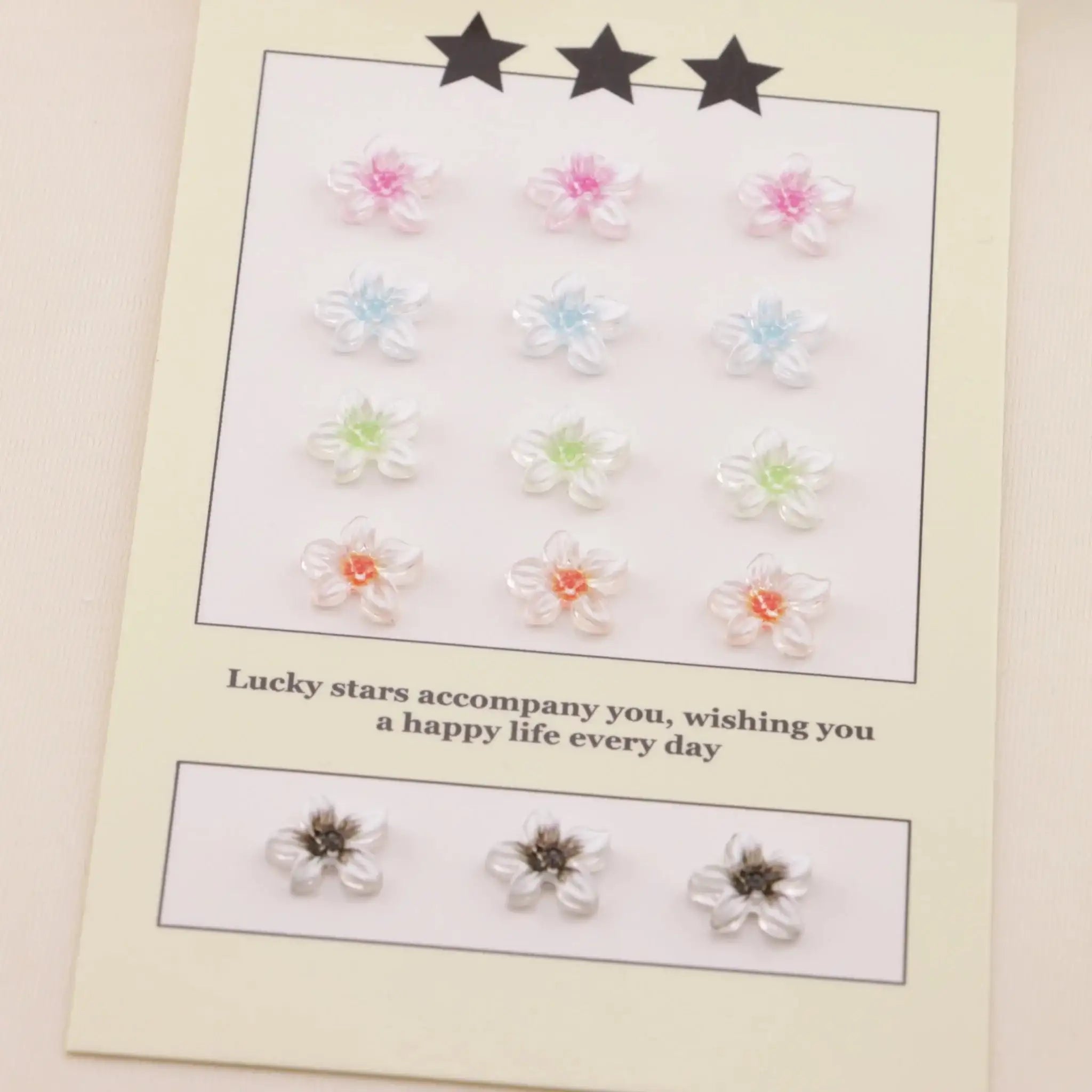 FS6516-9.2nm Transparent Printing Flower -Zoe DIY Wholesale