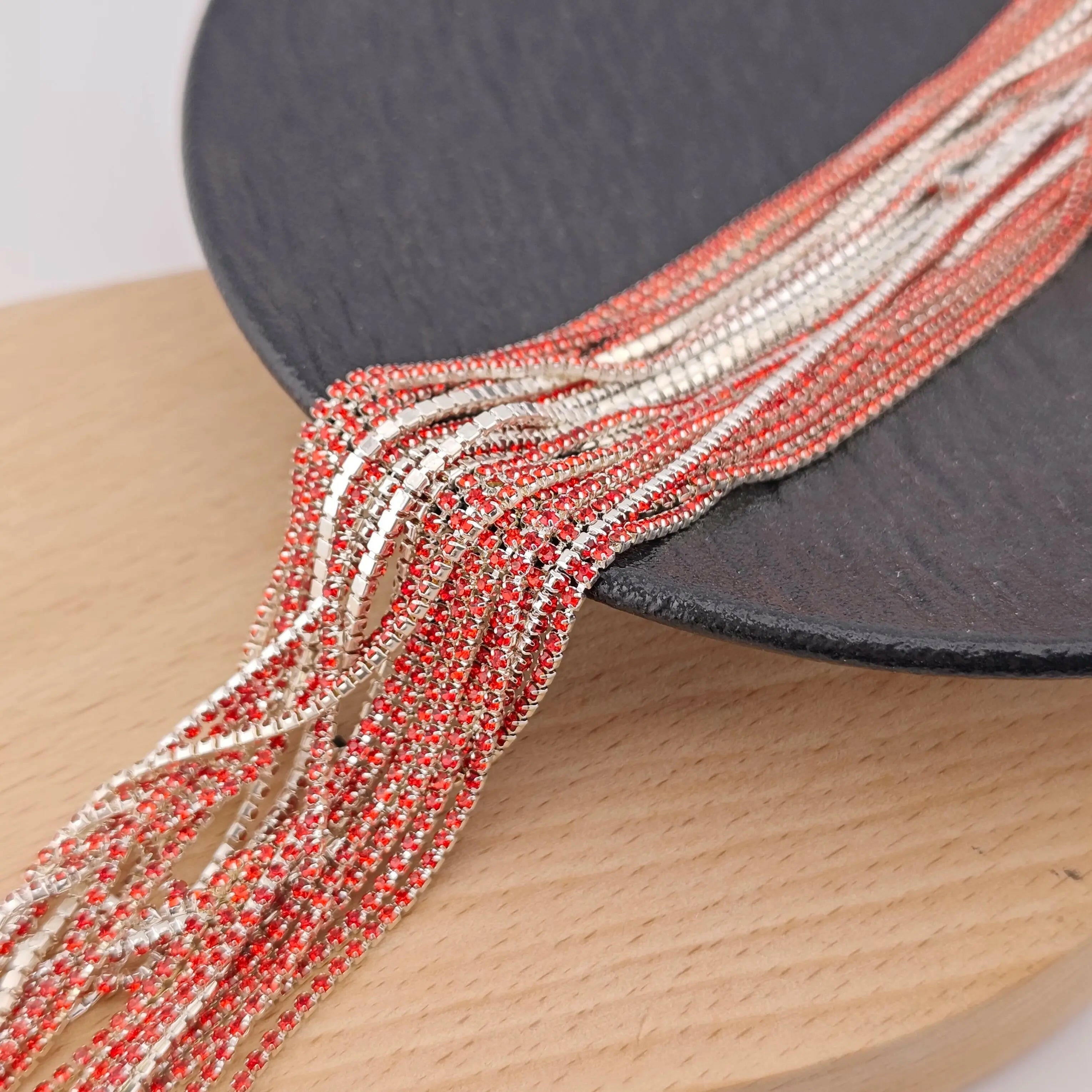 FS1674-1.5mm Diamonds Chain For DIY Making Beads and making Fancy Pens - Zoe DIY Wholesale