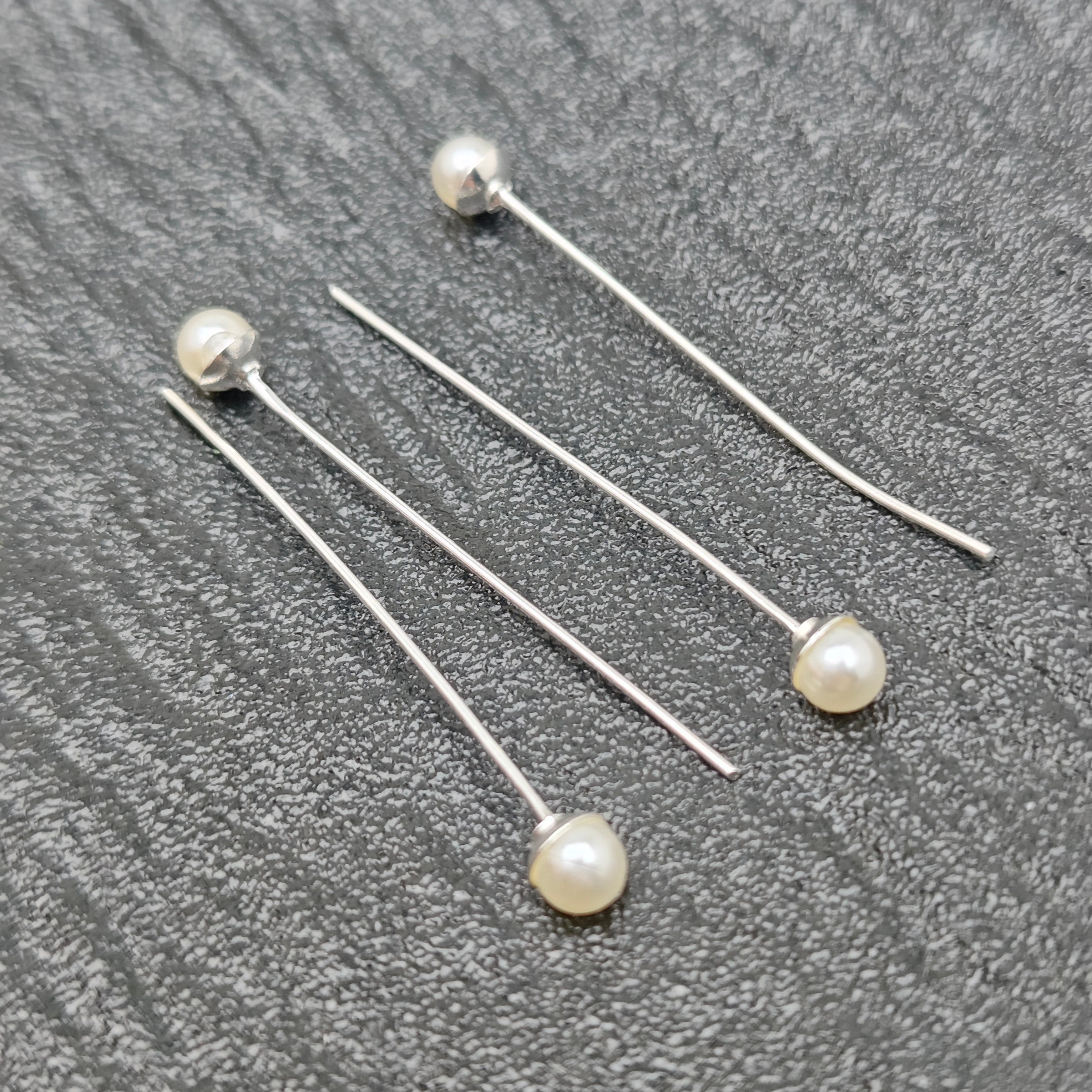 FS5130-45mm Pin With Pearl, Pin Bady Long 40mm